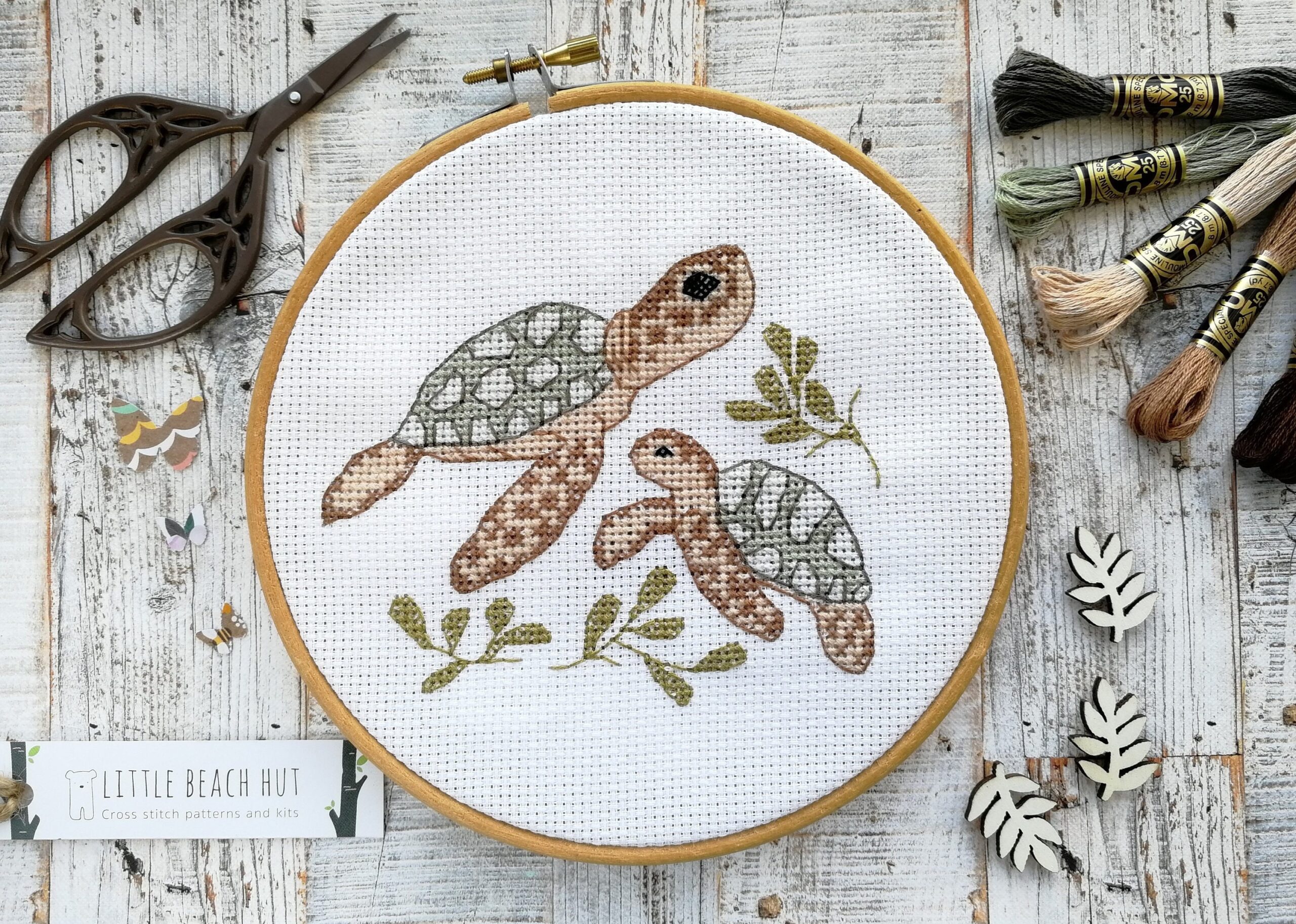 Cross Stitch Kits Turtles Gift Cross Stitch Pattern Turtle Embroidery Embroidery Cross Stitch Pattern Sewing Kit Animal Lovers Gift Etsy