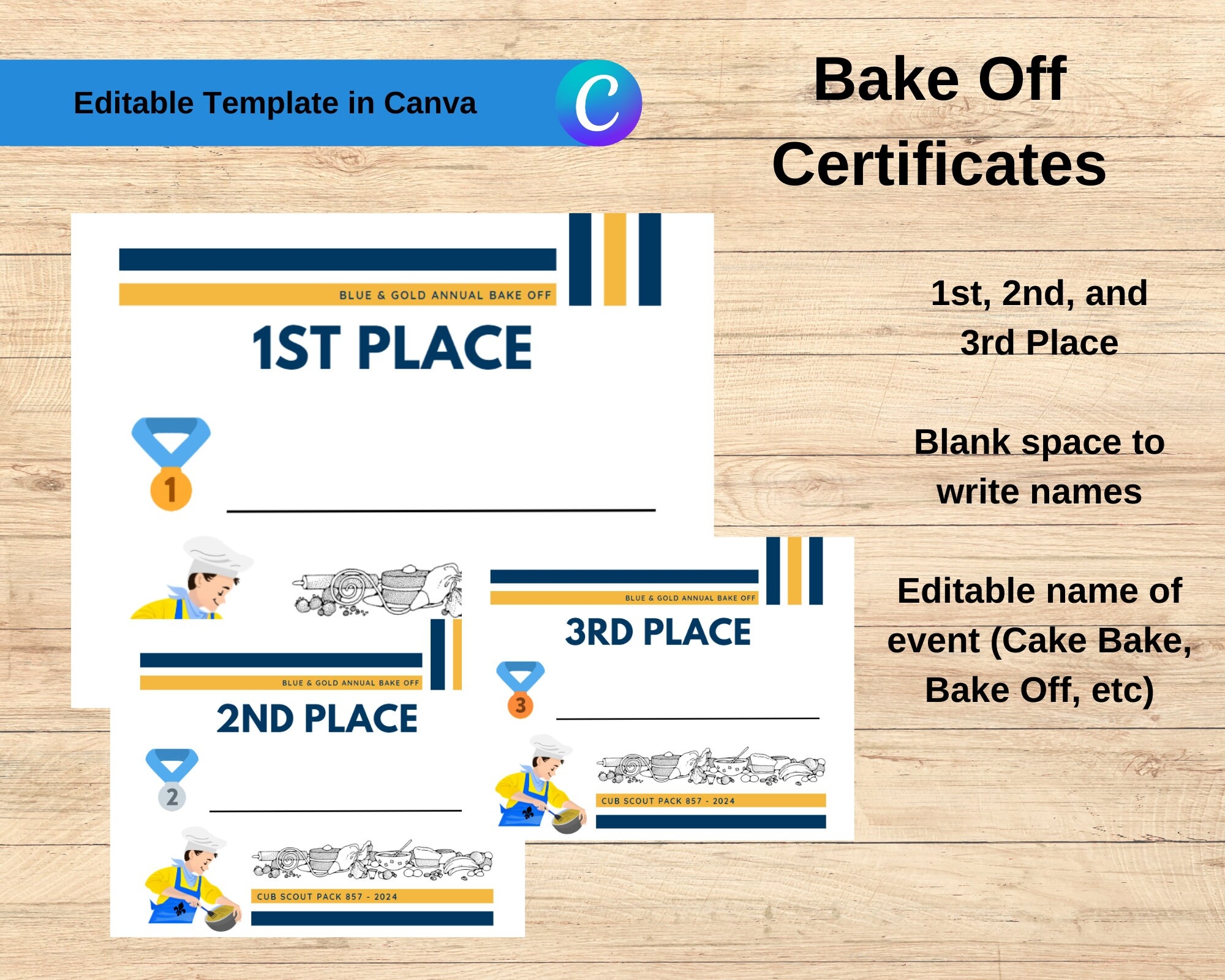 Cub Scout Cake Bake Award Etsy Cub Scout Cake Bake Award Etsy
