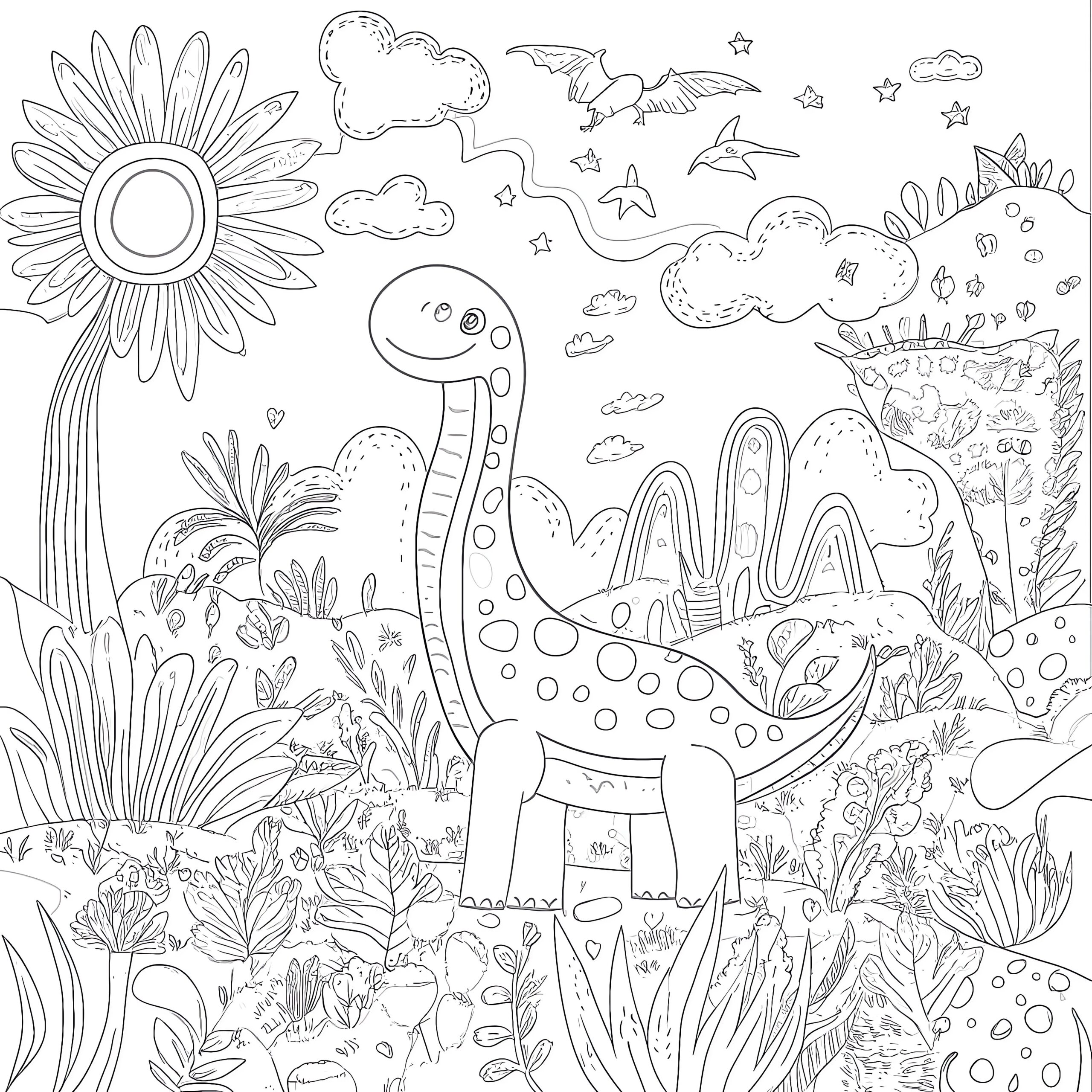 Cute Dinosaur Coloring Sheets Coloring Pages Mimi Panda