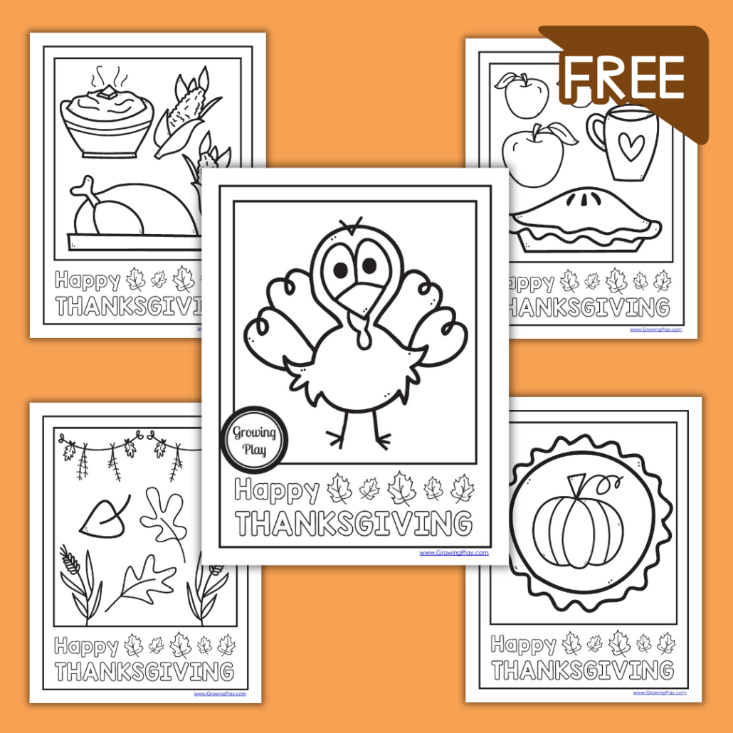 Free Printable Cute Thanksgiving Coloring Sheets For Kindergarten