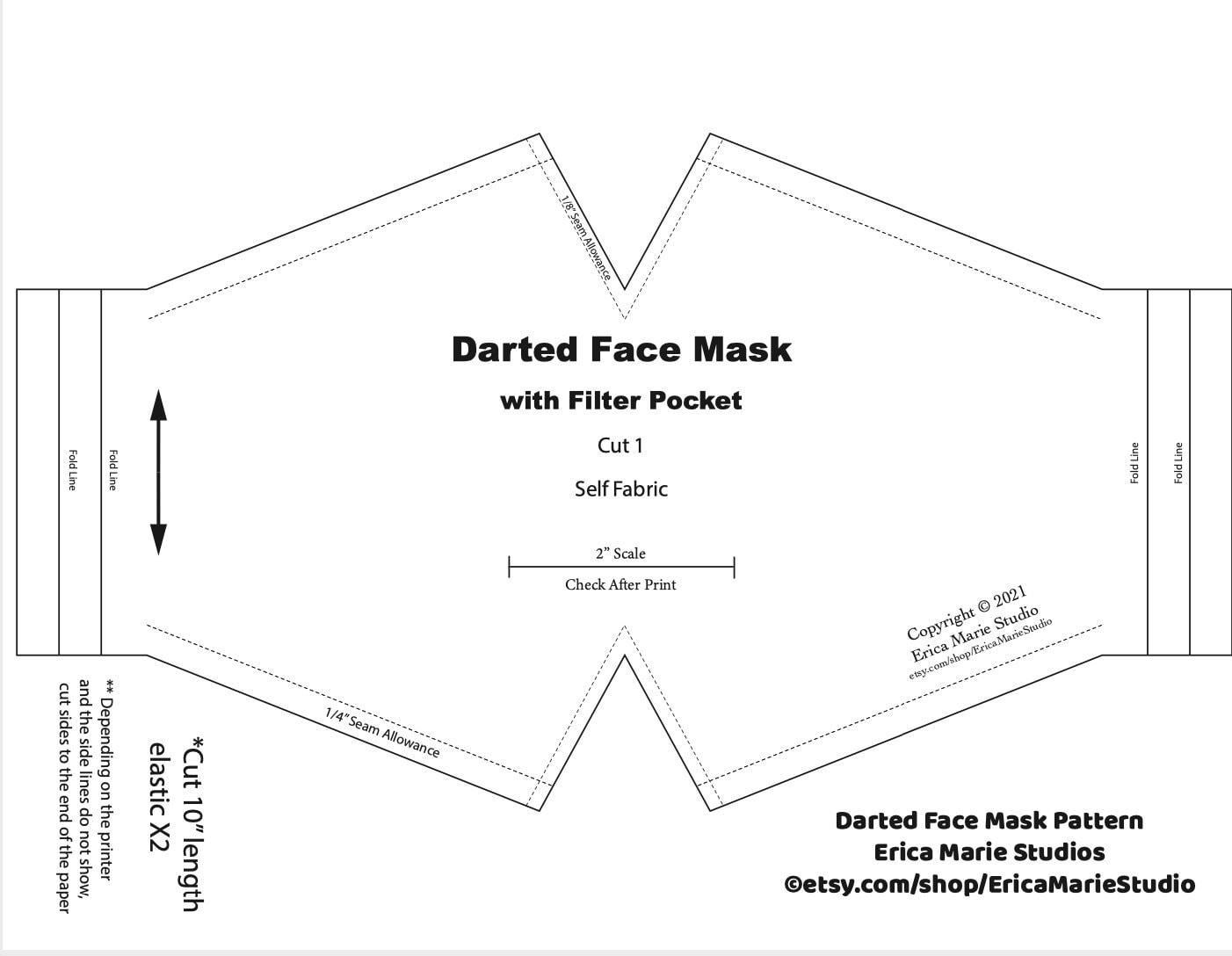 Darted Face Mask With Filter Pocket Pattern Downloadable Etsy Darted Face Mask With Filter Pocket Pattern Downloadable Etsy