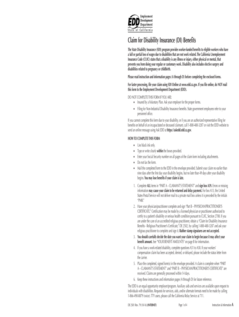 Printable Form De 2501 F Printable Form De 2501 F