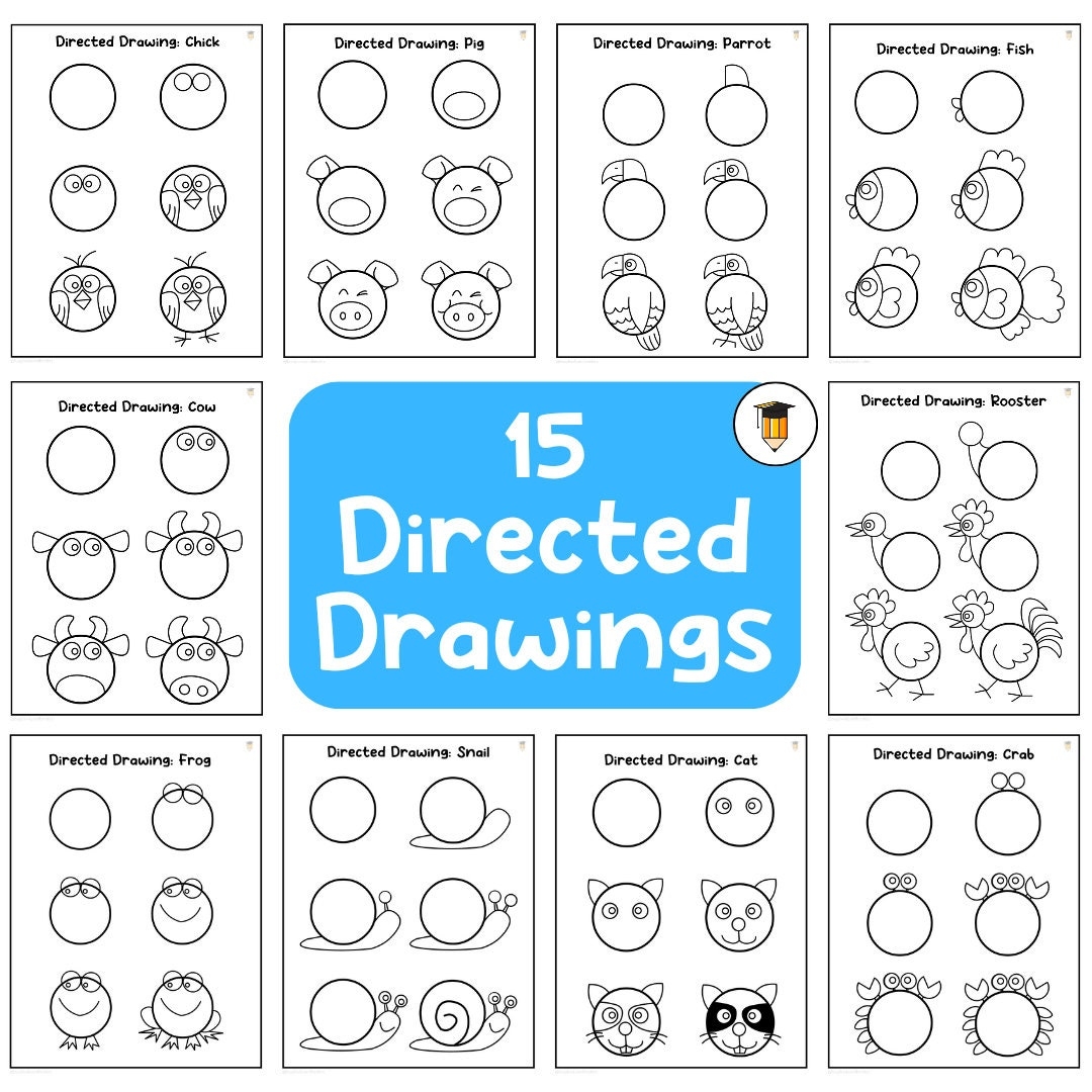 Direct Drawing Drawing Activities For Kids Art Worksheets Summer Camp Printable Art For Kids Drawing Worksheet Kindergarten Art