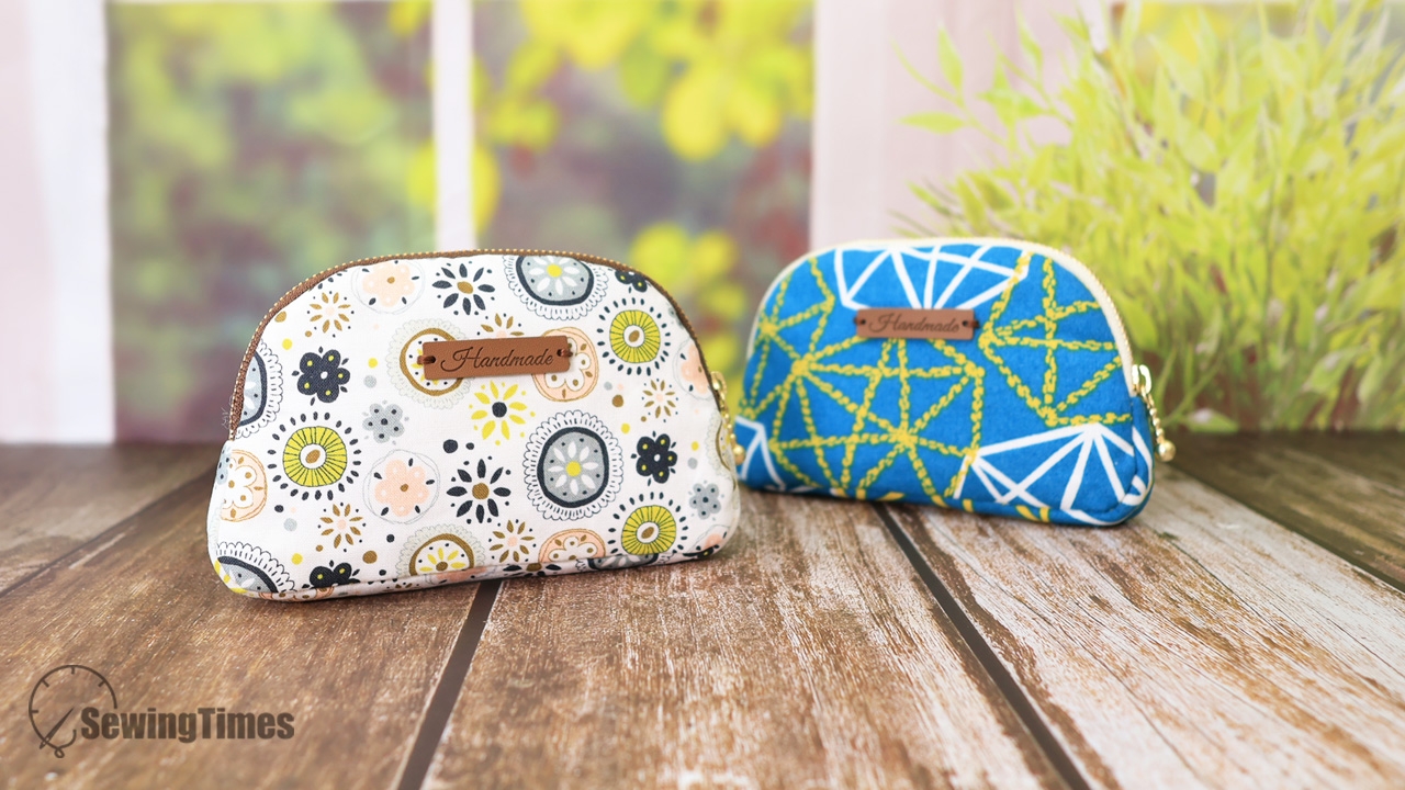DIY Half Moon Coin Purse With Free Pattern Diy Pouch And Bag With Sewingtimes