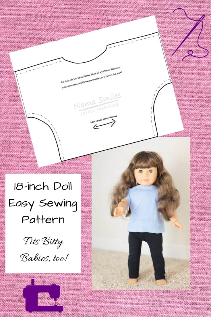 Easy And Free 18 Inch Doll Printable Shirt Pattern Even Kids Can Sew Easy And Free 18 Inch Doll Printable Shirt Pattern Even Kids Can Sew
