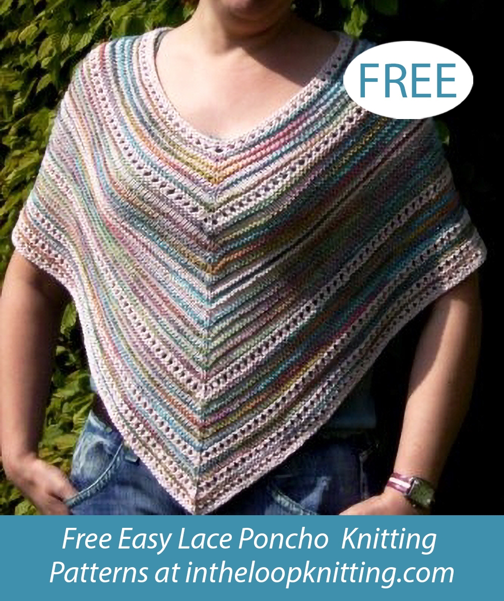 Easy Lace Poncho Knitting Patterns In The Loop Knitting Easy Lace Poncho Knitting Patterns In The Loop Knitting