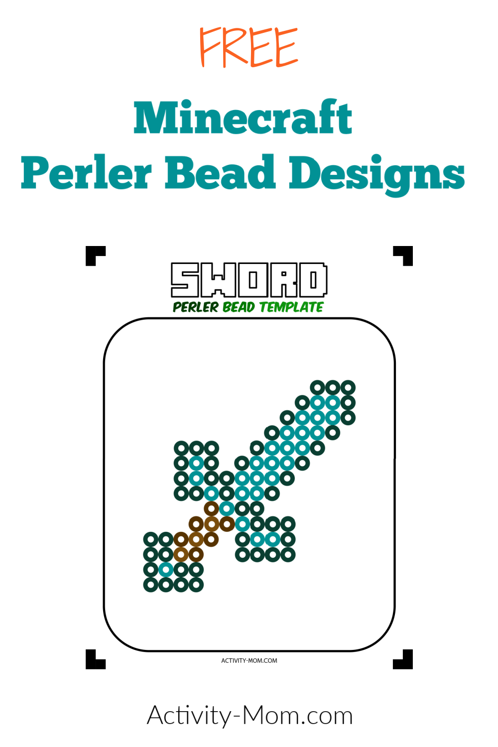 Minecraft Patterns Perler Printables