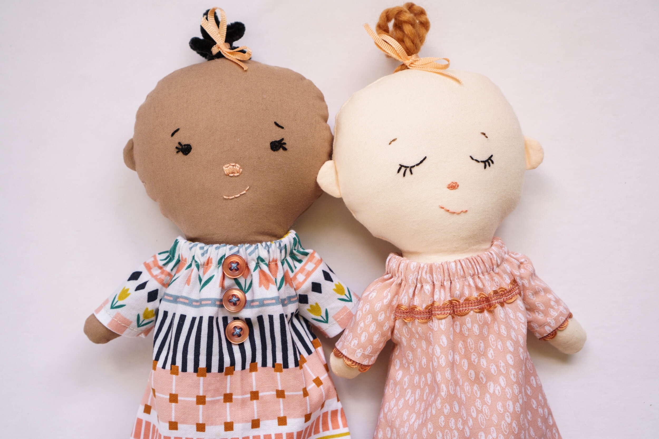 Easy Soft Rag Doll PDF Sewing Pattern Pin Cut Sew Studio