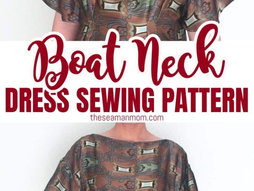 Easy Stylish Boat Neck Dress Pattern Easy Peasy Creative Ideas