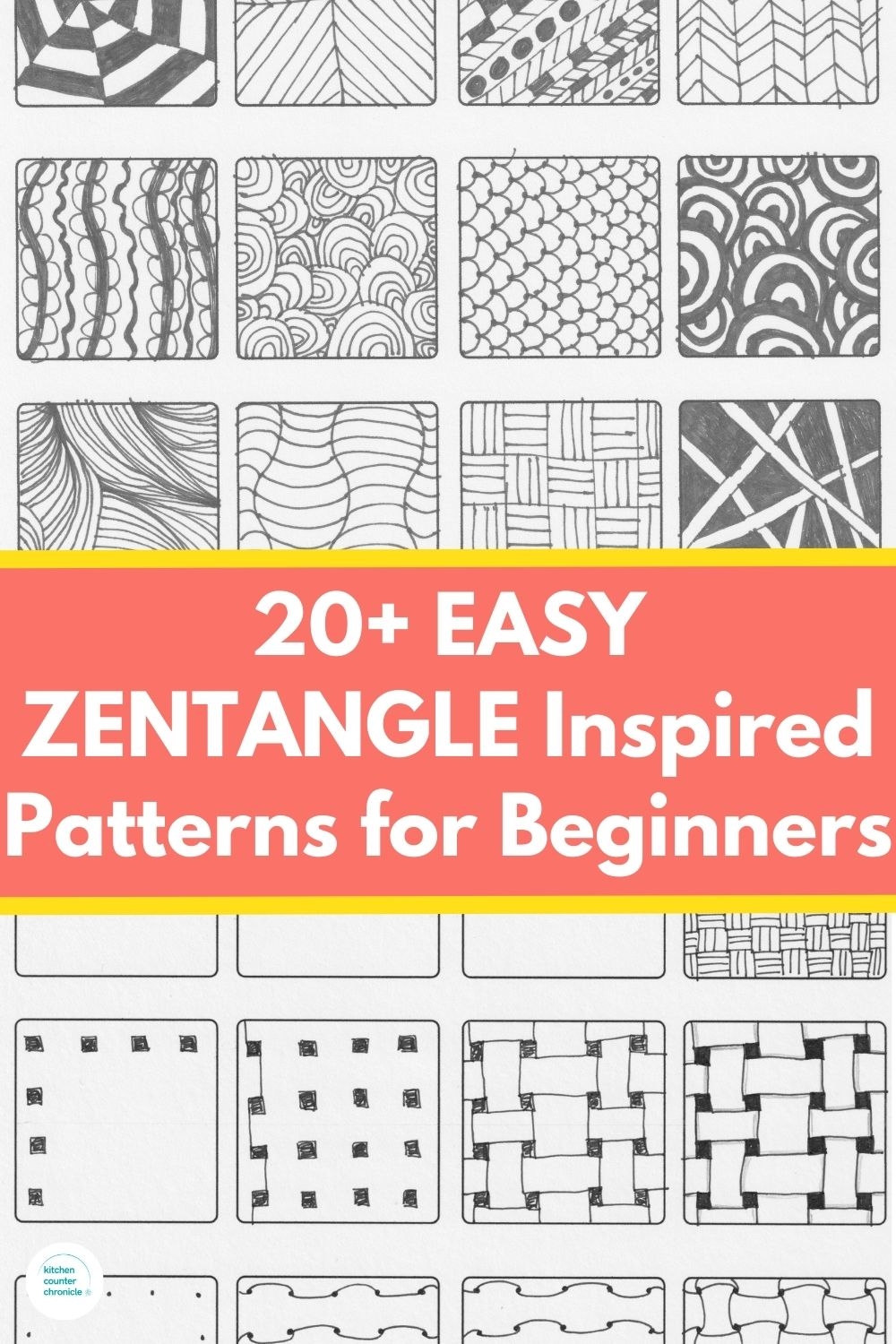 Easy Zentangle Patterns For Beginners And Kids Easy Zentangle Patterns For Beginners And Kids