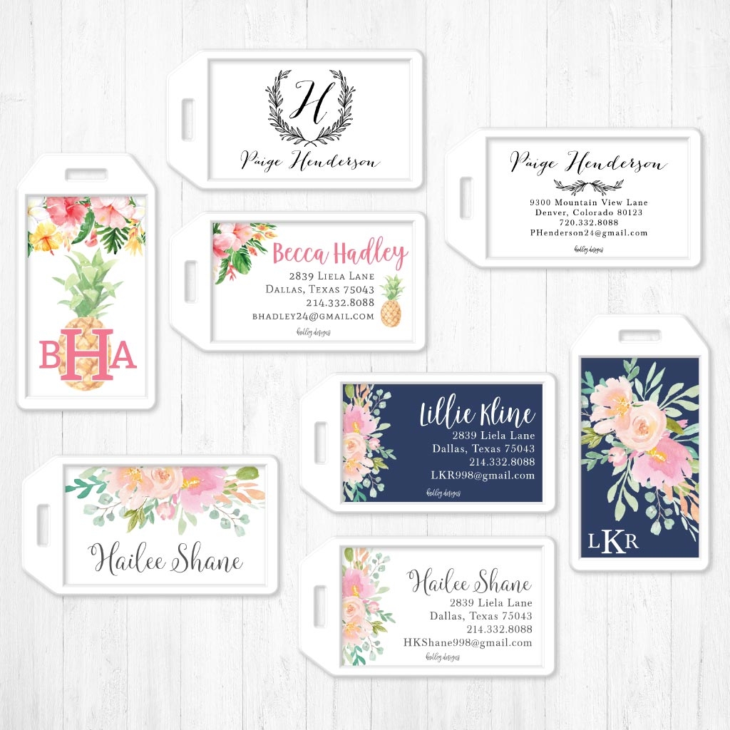 Editable DIY Luggage Tags For Adults Kids Editable DIY Luggage Tags For Adults Kids