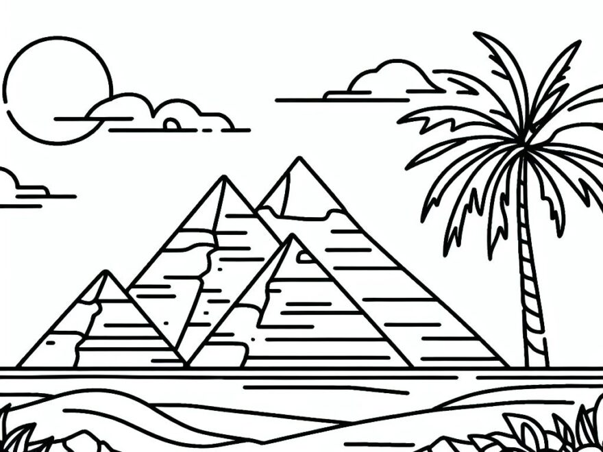 Egypt Coloring Pages 46 Free Printable Sheets
