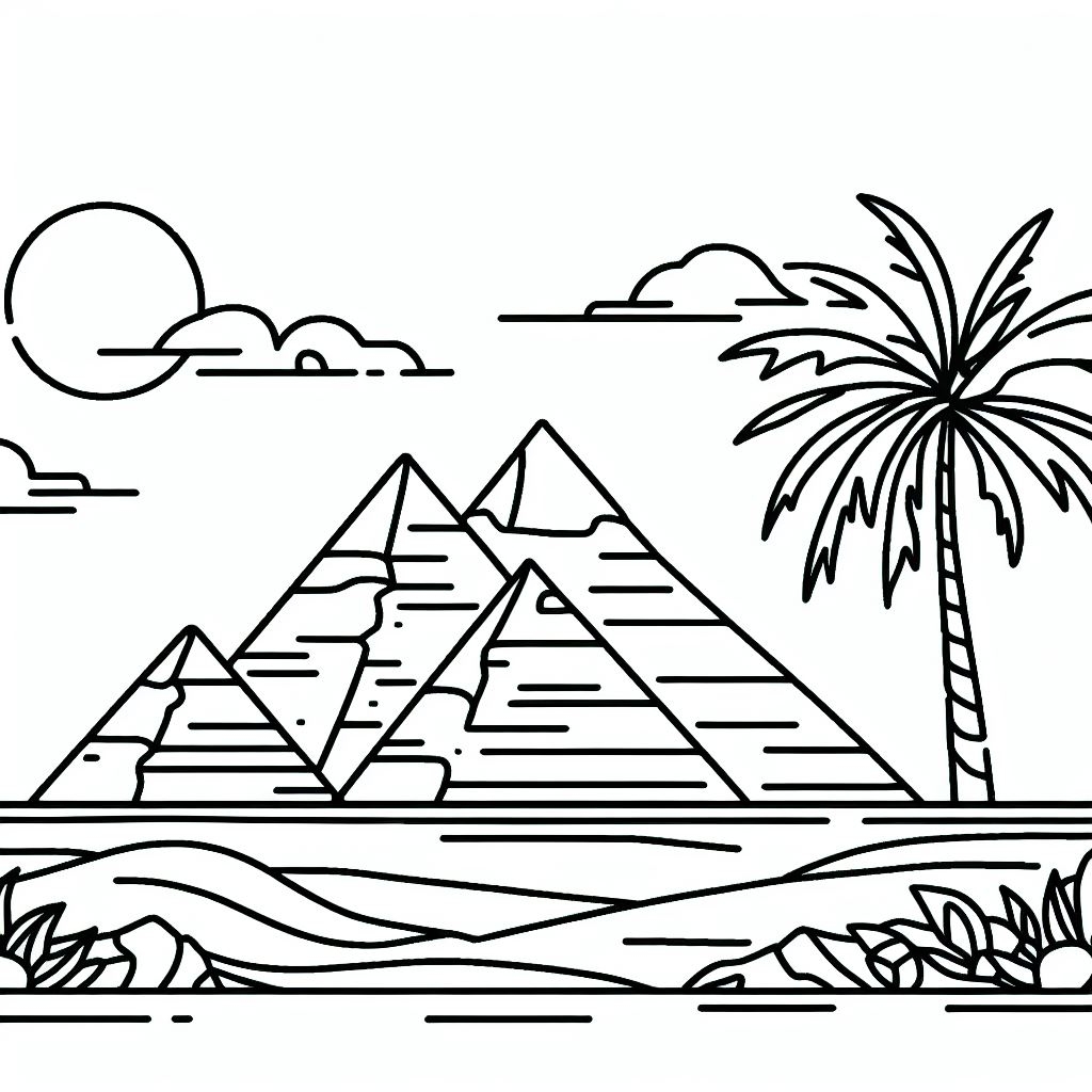 Egypt Coloring Pages 46 Free Printable Sheets
