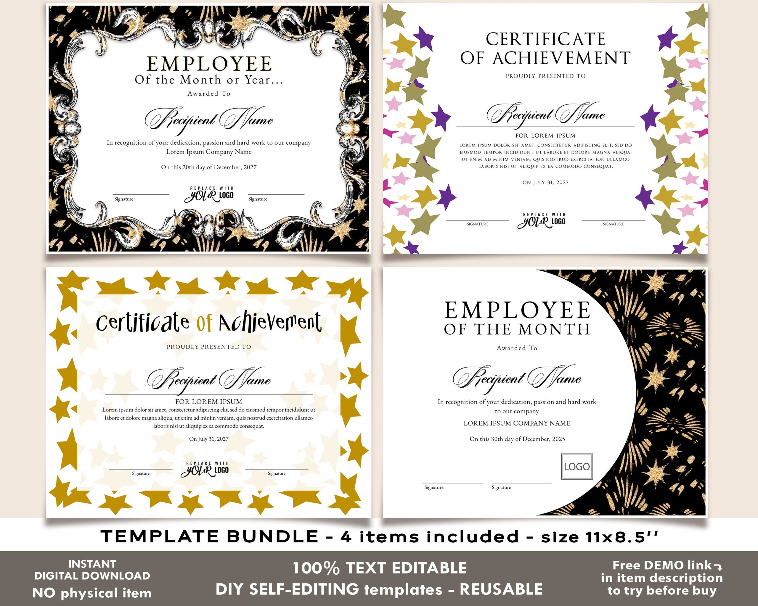 Free Printable Shining Star Of The Month Certificates