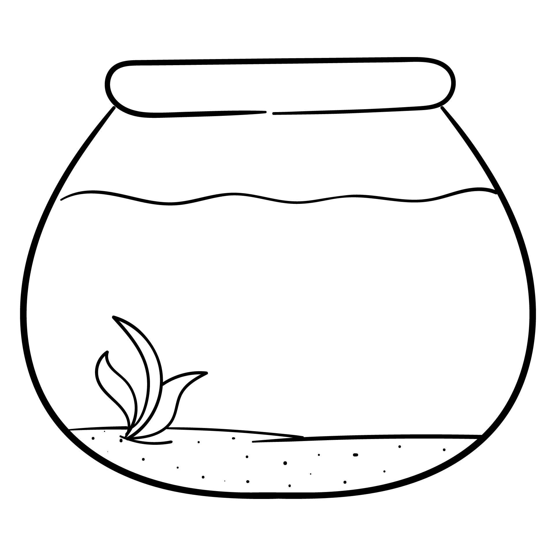 Empty Fish Bowl Coloring Page Worksheets Library Empty Fish Bowl Coloring Page Worksheets Library