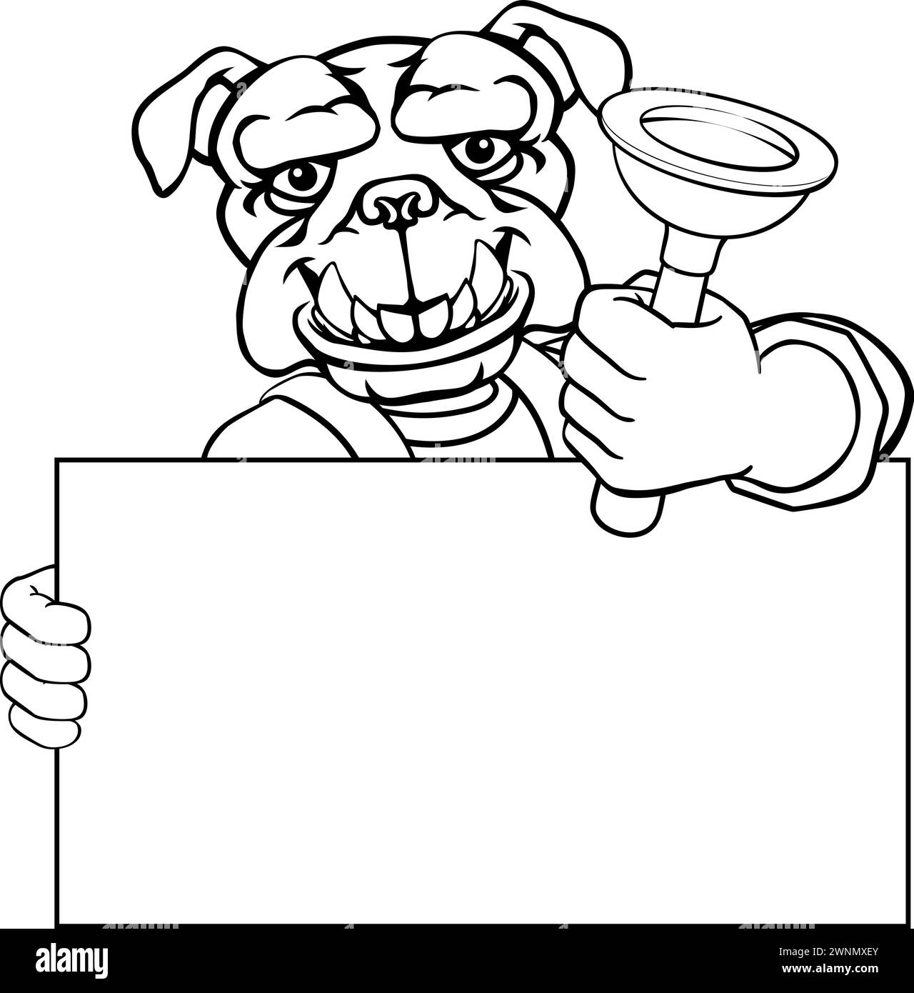 English Bulldog Dog Cartoon Coloring Hi res Stock Photography And Images Alamy