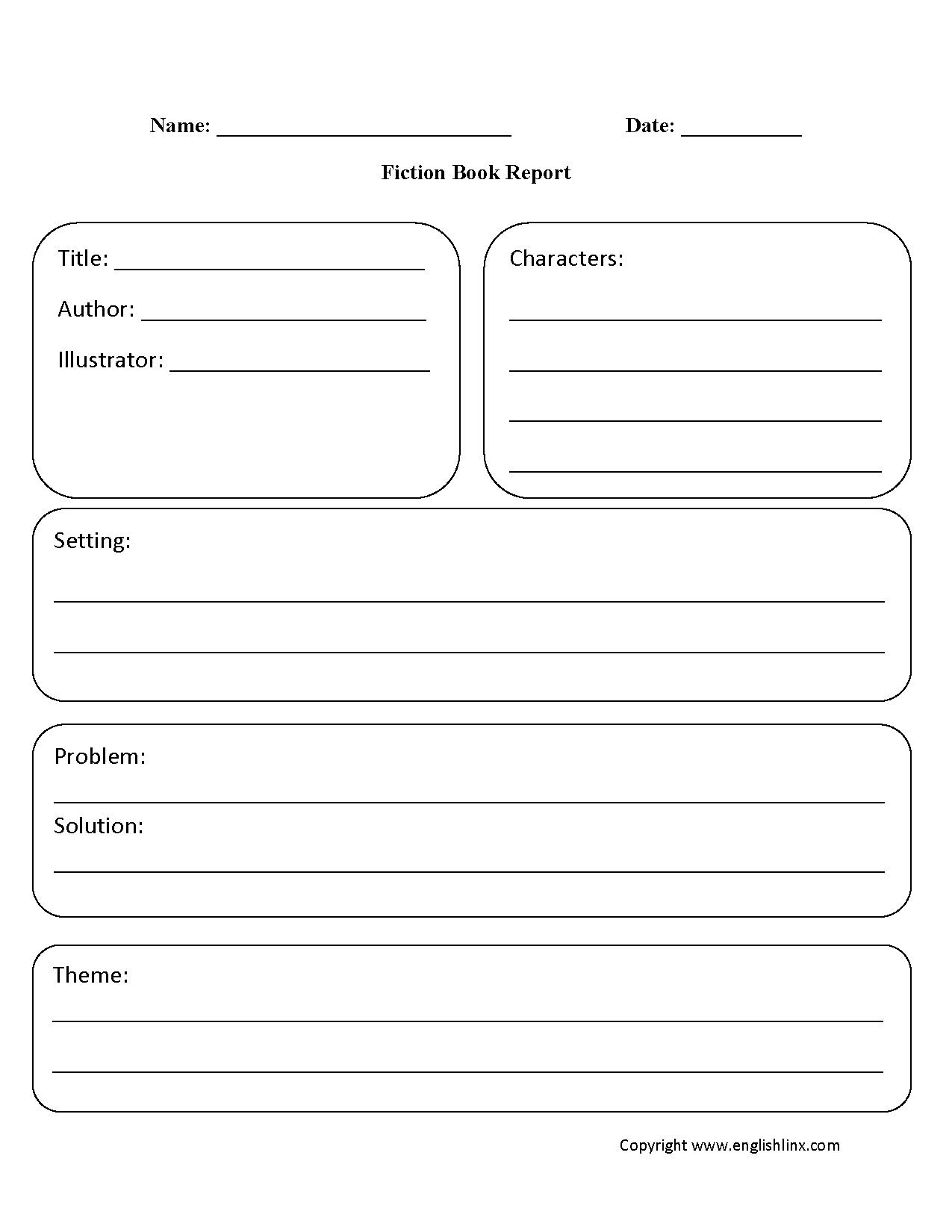 8th Grade Book Report Forms Free And Printable 8th Grade Book Report Forms Free And Printable