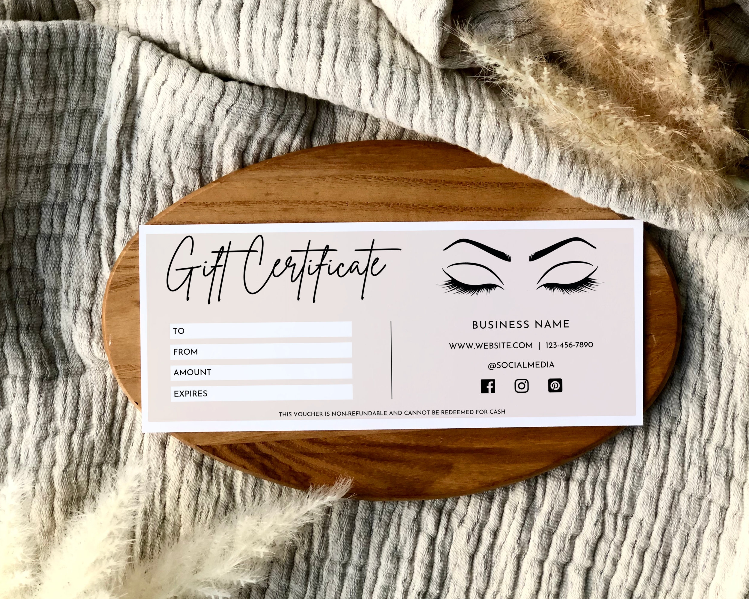 Eyelash Gift Certificate Template Printable Boho Gift Card Editable Small Business Gift Voucher Lash Extensions Coupon Salon Certificate Etsy Eyelash Gift Certificate Template Printable Boho Gift Card Editable Small Business Gift Voucher Lash Extensions Coupon Salon Certificate Etsy