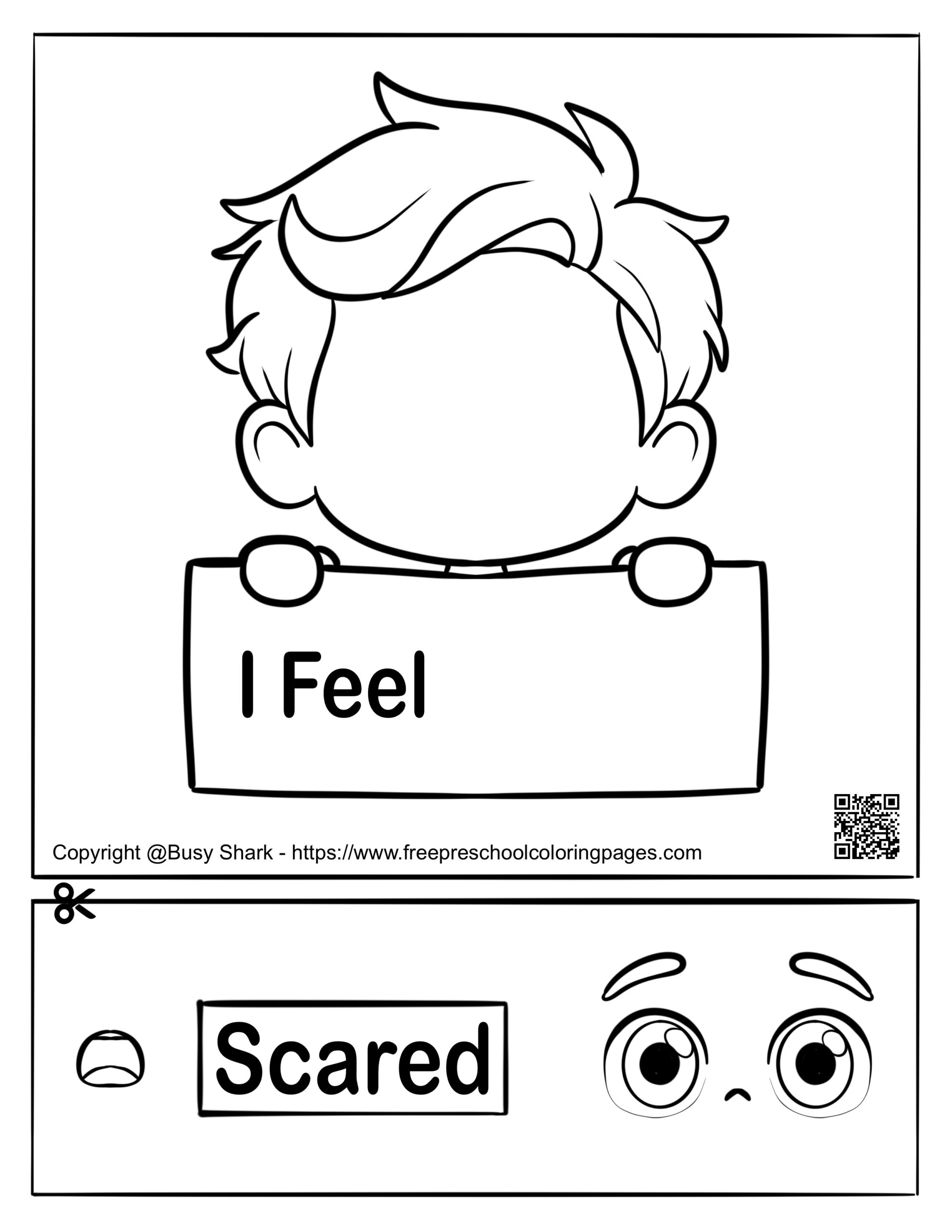I Feel Worksheet Printable I Feel Worksheet Printable