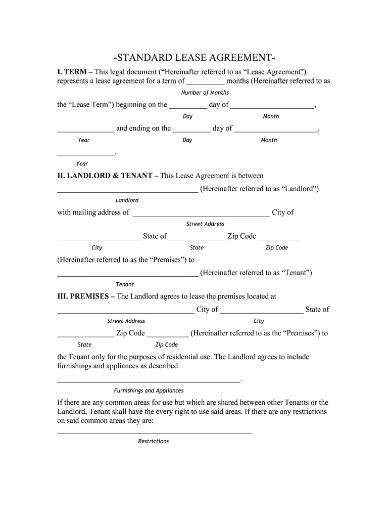 Fillable Online Rental Agreement Form Oklahoma Fax Email Print PdfFiller
