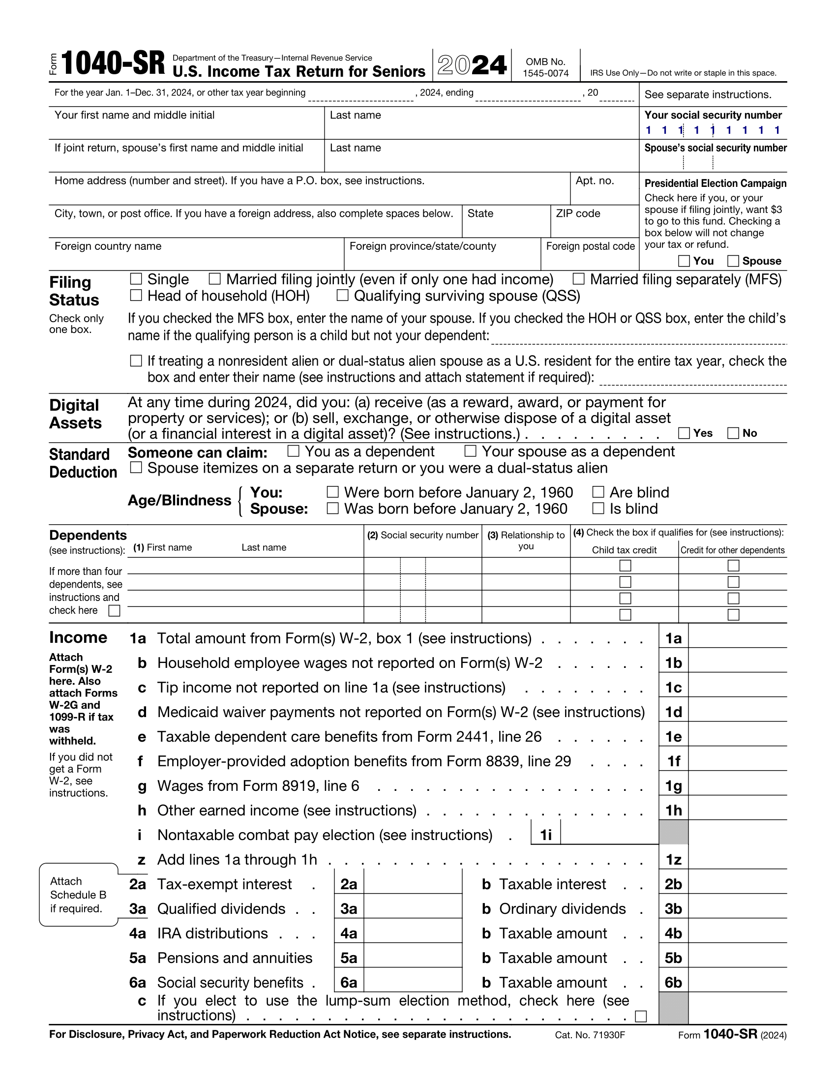 Printable Irs 1040 2025 Form Printable Irs 1040 2025 Form