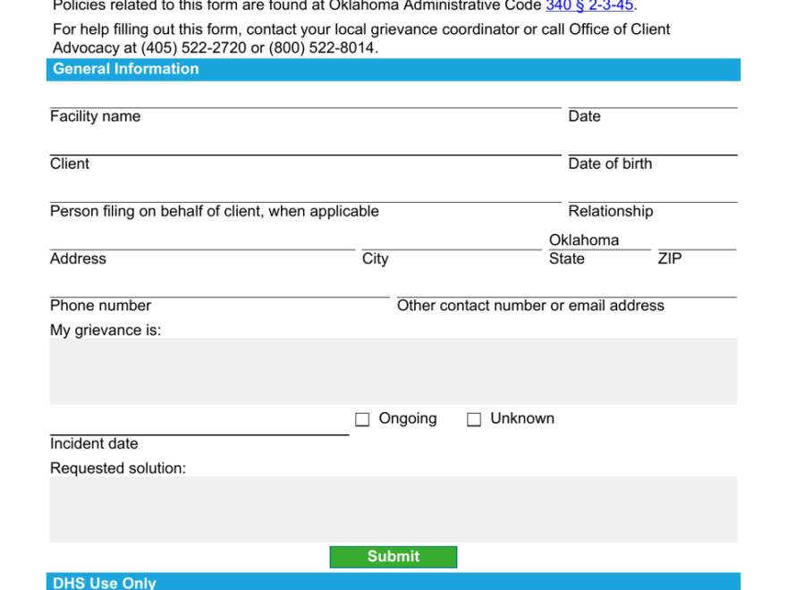 Form 15GR001E OCA GR 1 Fill Out Sign Online And Download Fillable PDF Oklahoma Templateroller