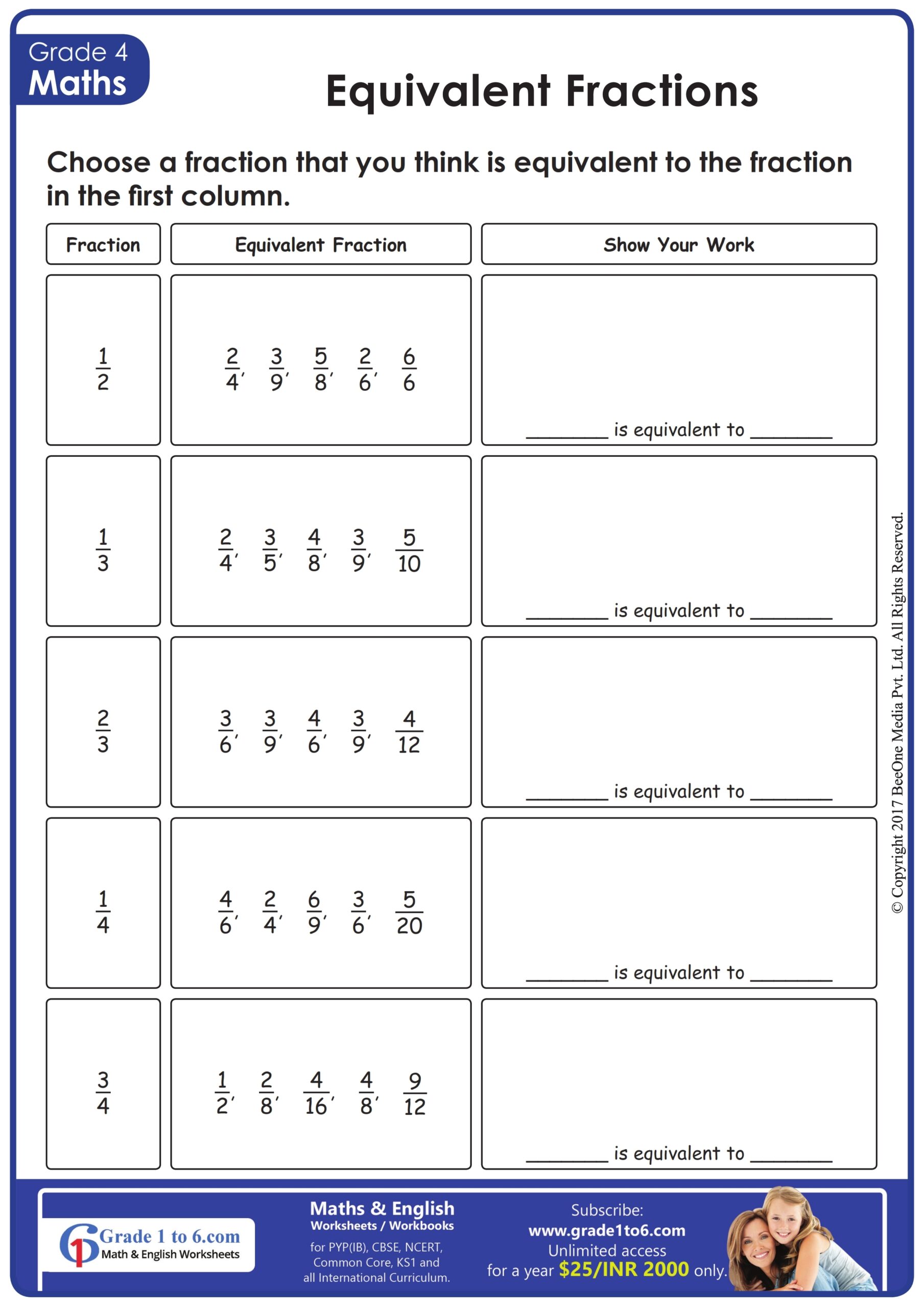 4th Grade Fractions Printable Worksheets 4th Grade Fractions Printable Worksheets