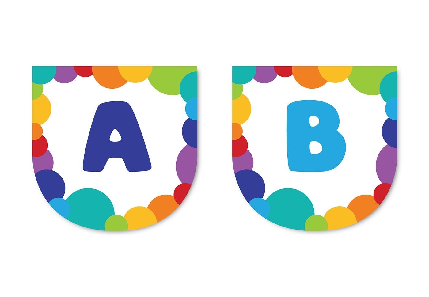 Free Printable Color Letters Banners