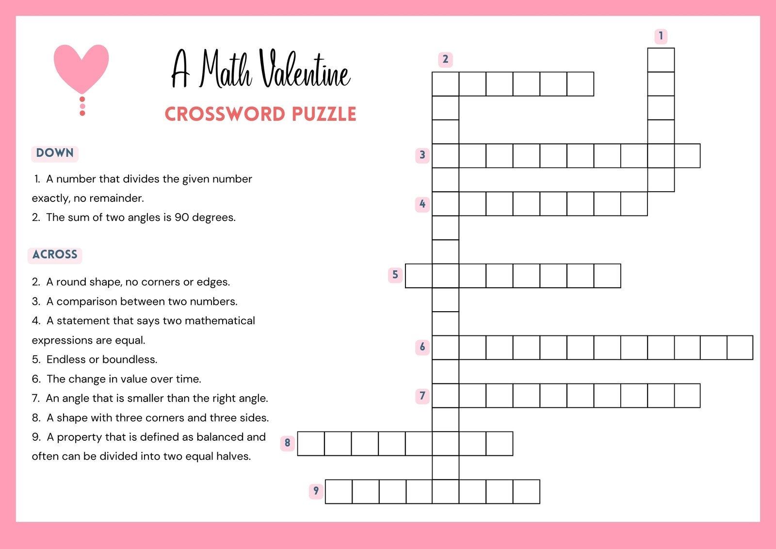 Crossword Puzzle Maker Free Printable Online