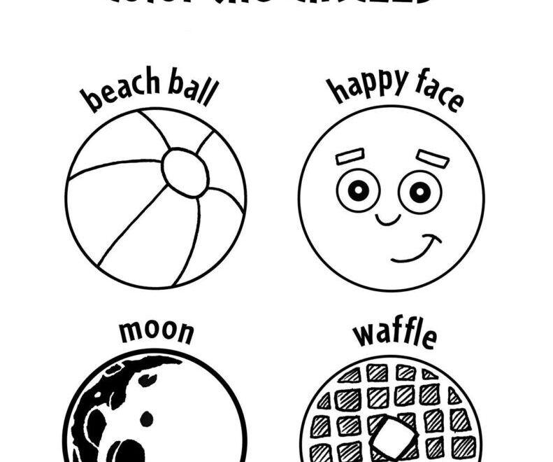 Free Circle Worksheets For Preschool The Hollydog Blog
