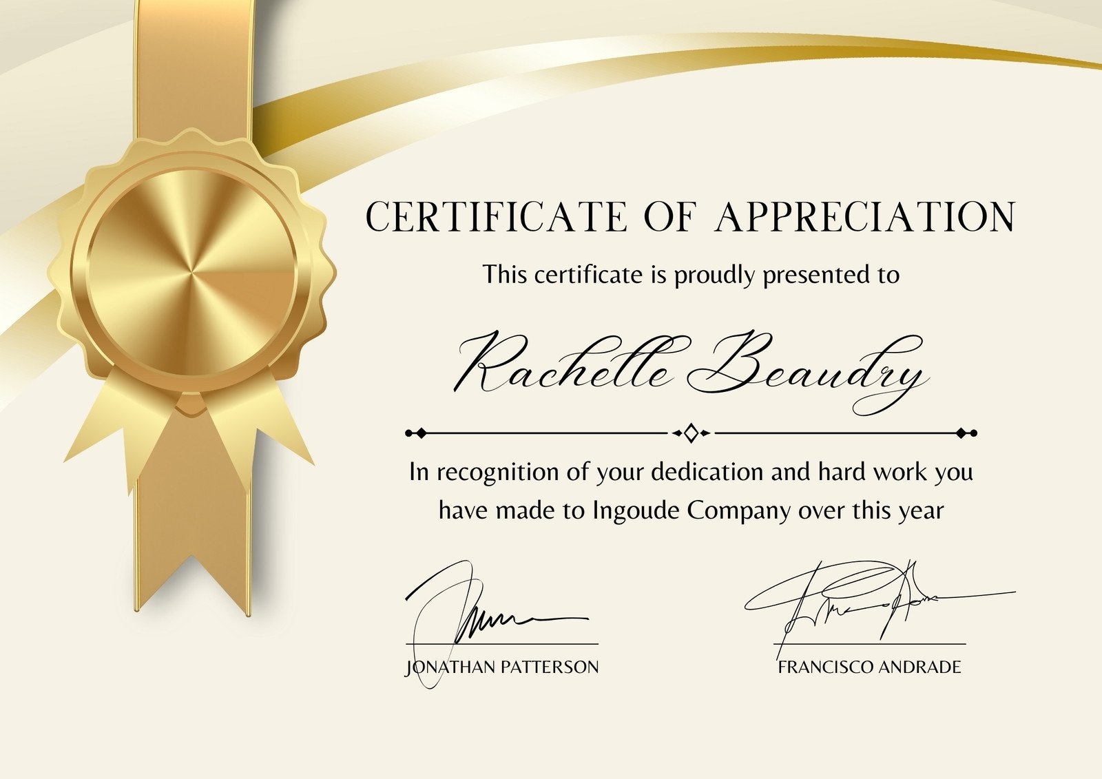 Free Custom Printable Appreciation Certificate Templates Canva