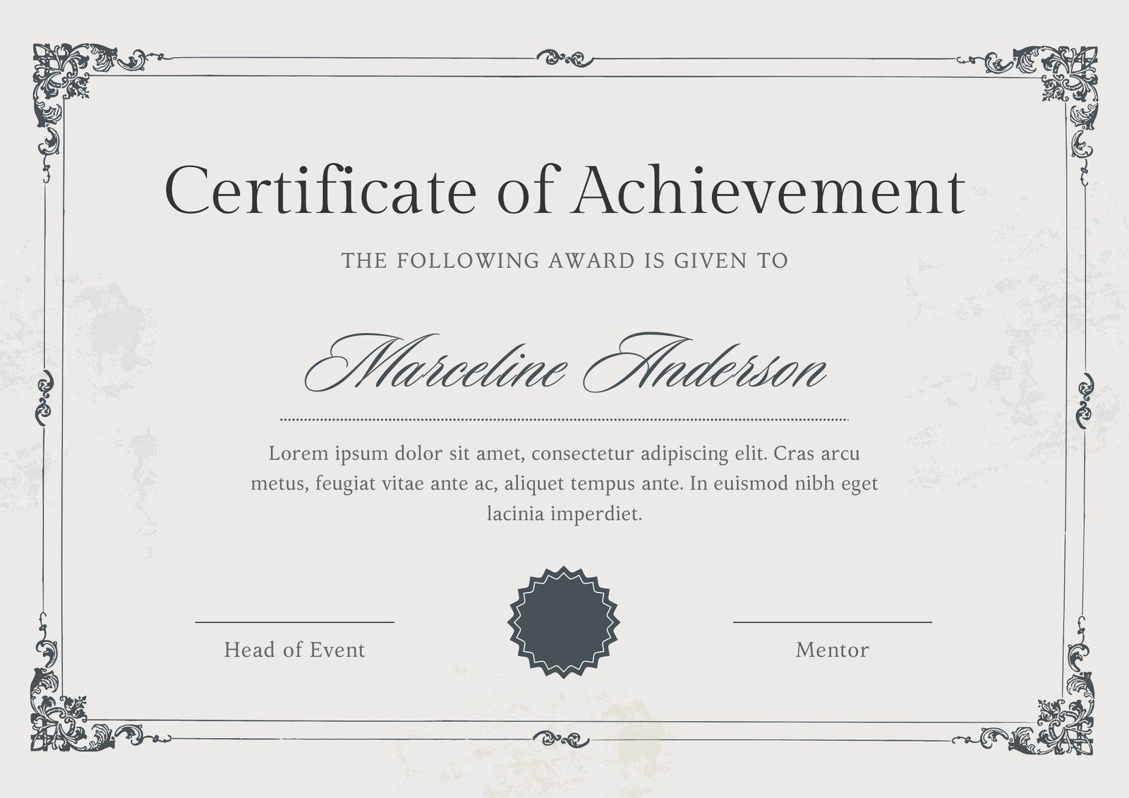 Free Custom Printable Certificate Of Completion Templates Canva