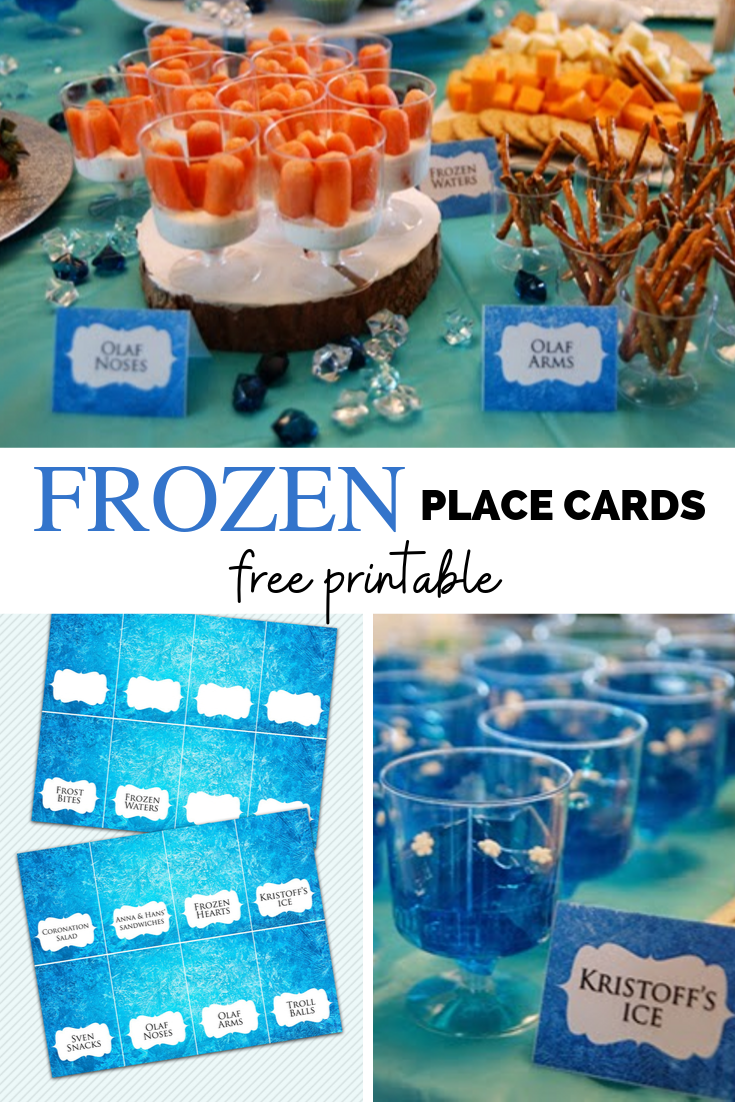 FREE Download Disney Frozen Place Cards And Food Tents Rambling Renovators FREE Download Disney Frozen Place Cards And Food Tents Rambling Renovators