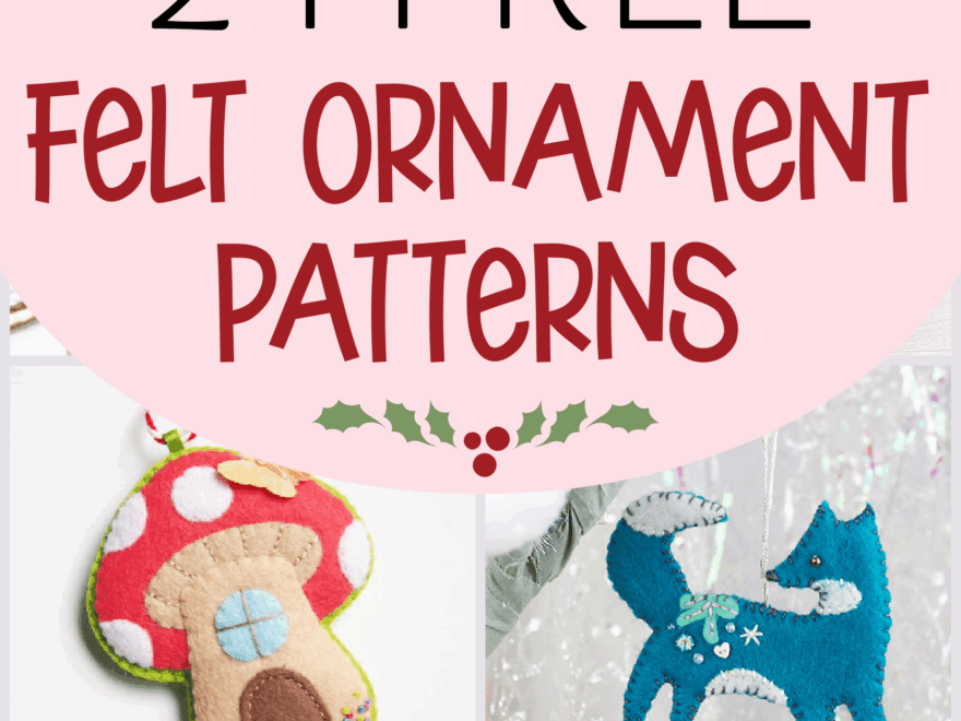 Free Felt Ornament Patterns Archives The Yellow Birdhouse