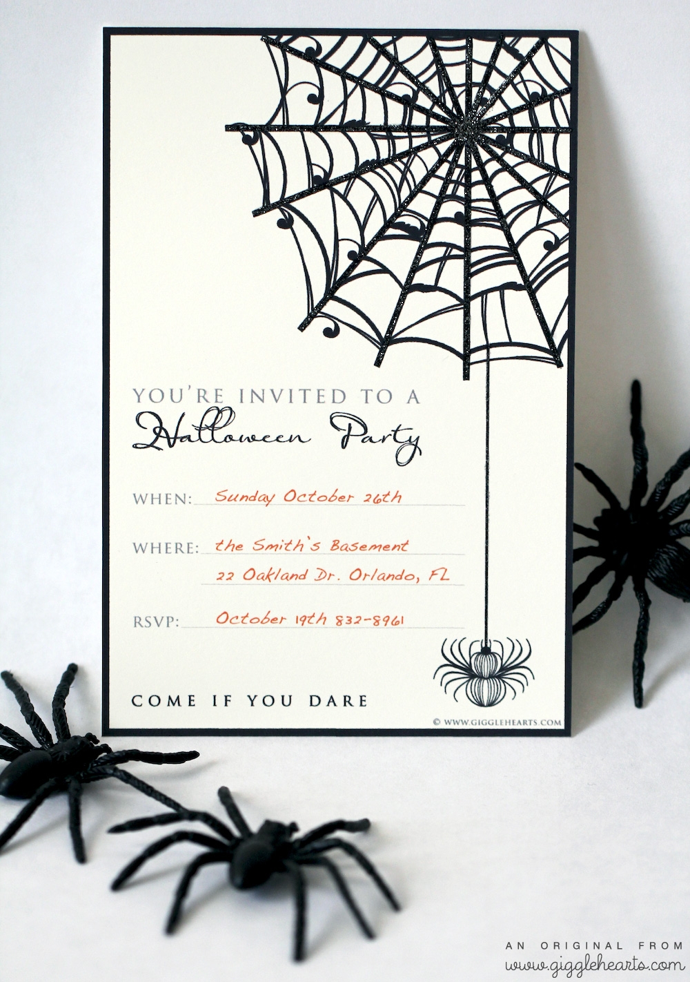 Free Printable Halloween Birthday Invitations