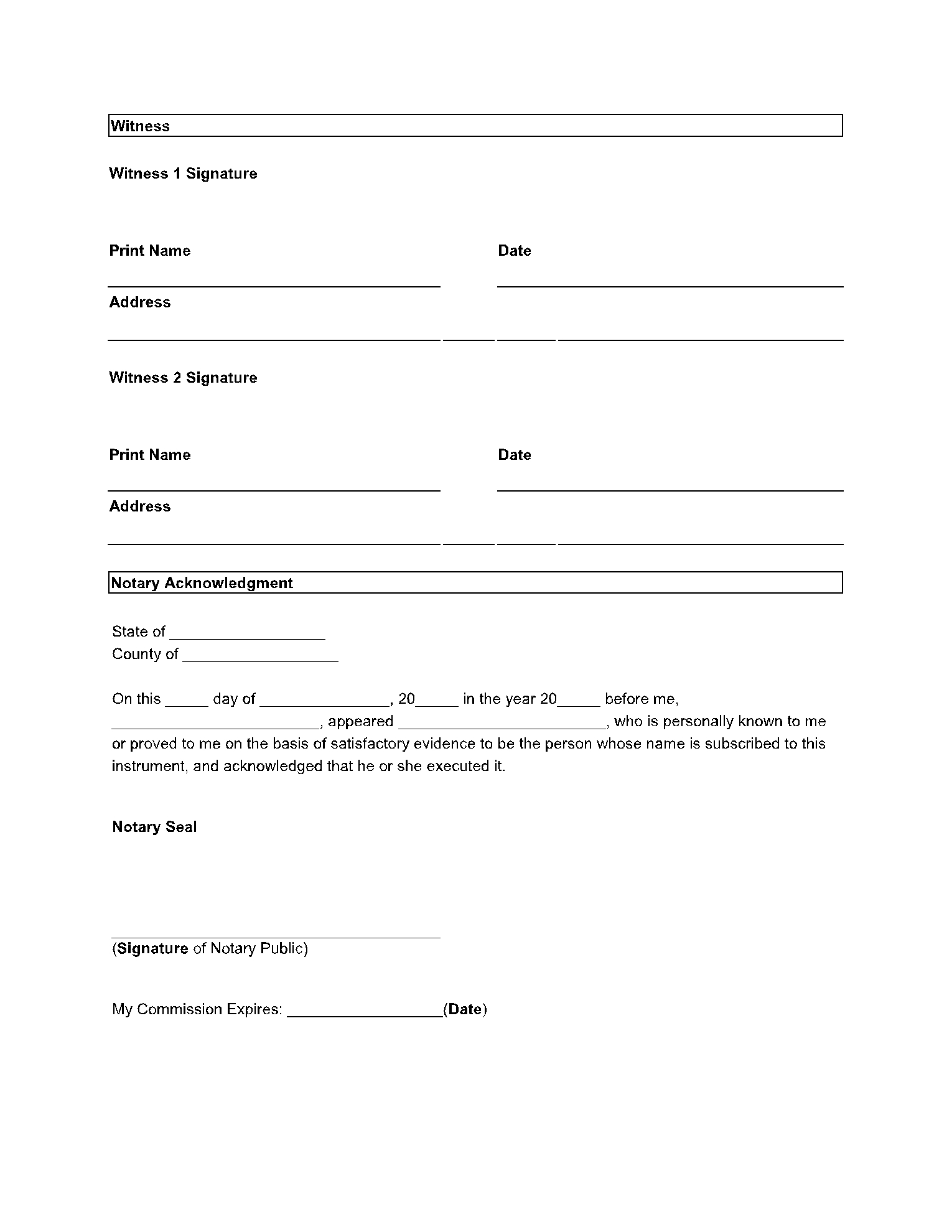 Printable Blank Minor Medical Consent Form