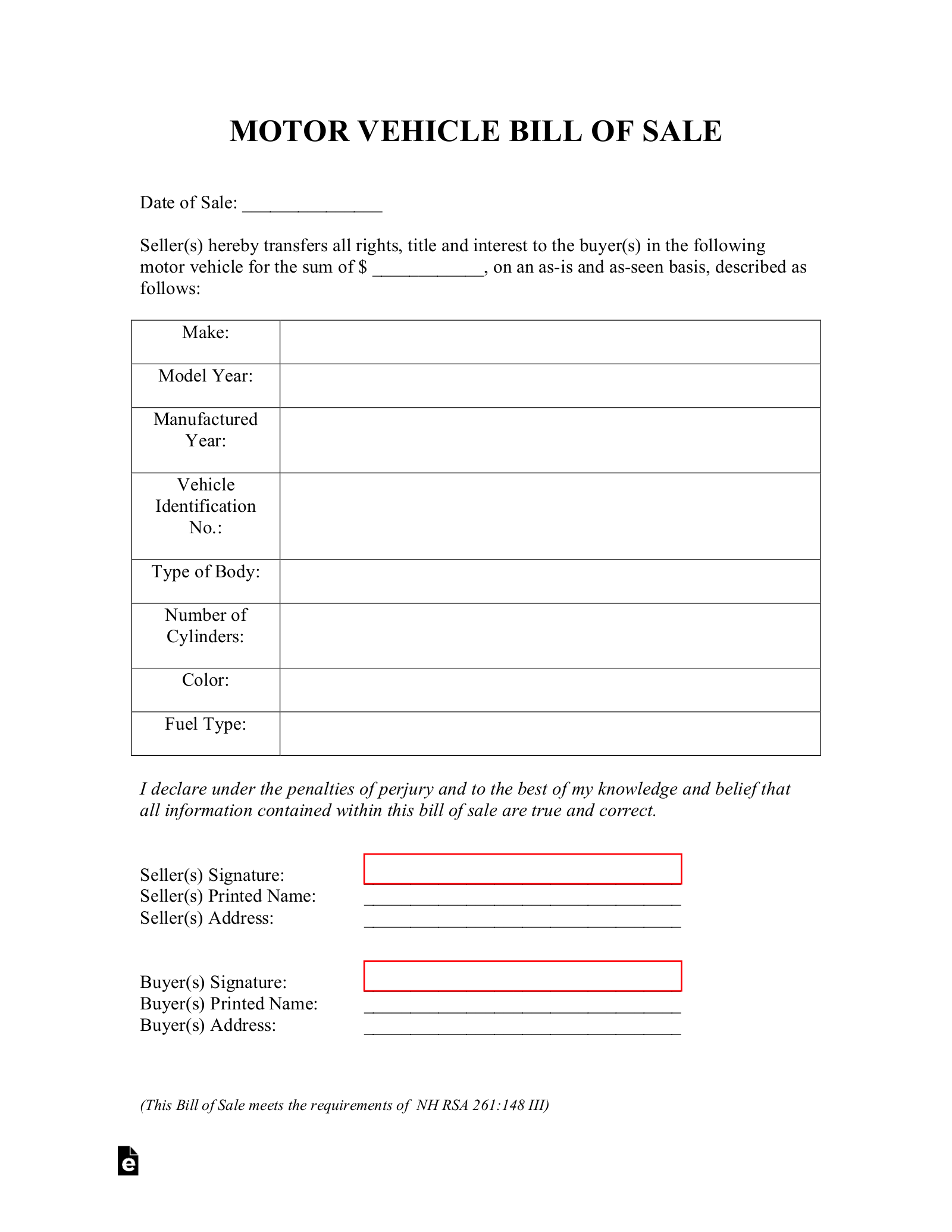 Printable Nh Standard Purchase And Sales Agreement Printable Nh Standard Purchase And Sales Agreement