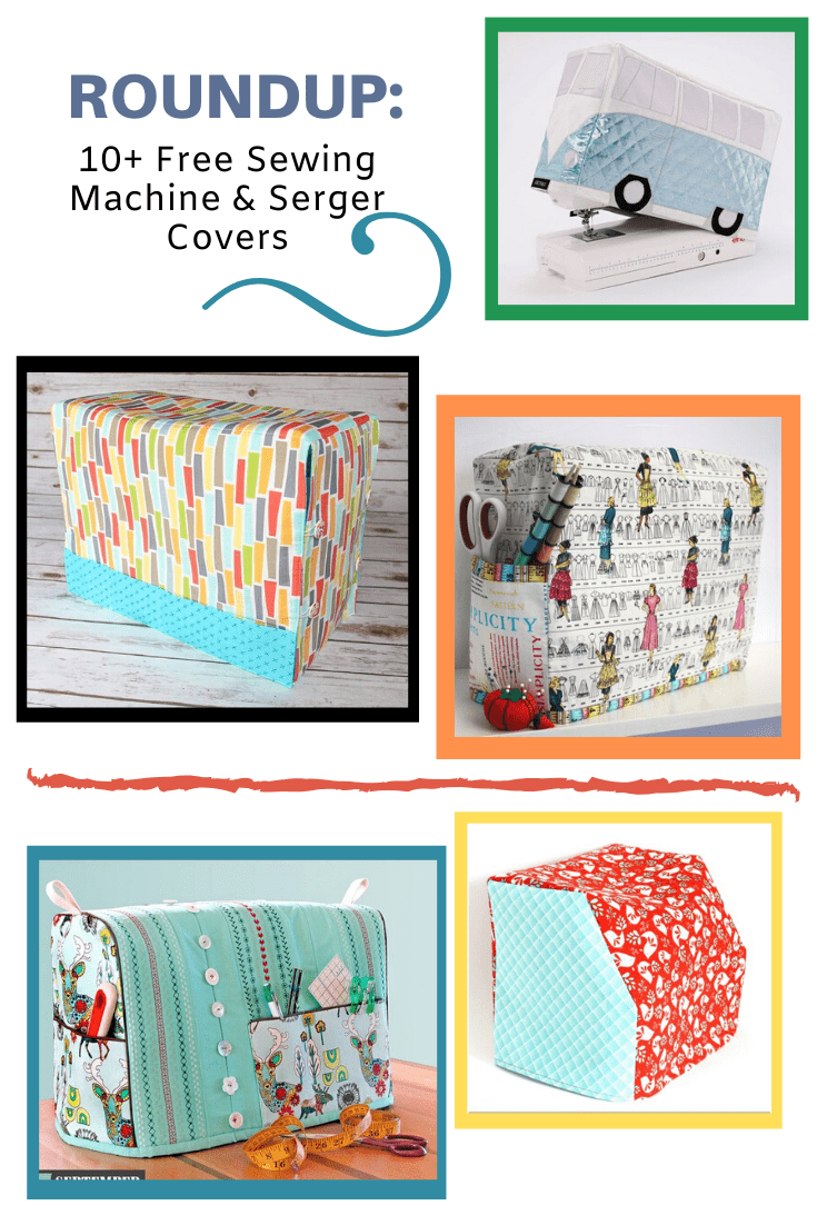 FREE PATTERN ALERT 10 Free Sewing Machine Serger Covers On The Cutting Floor Printable Pdf Sewing Patterns And Tutorials For Women