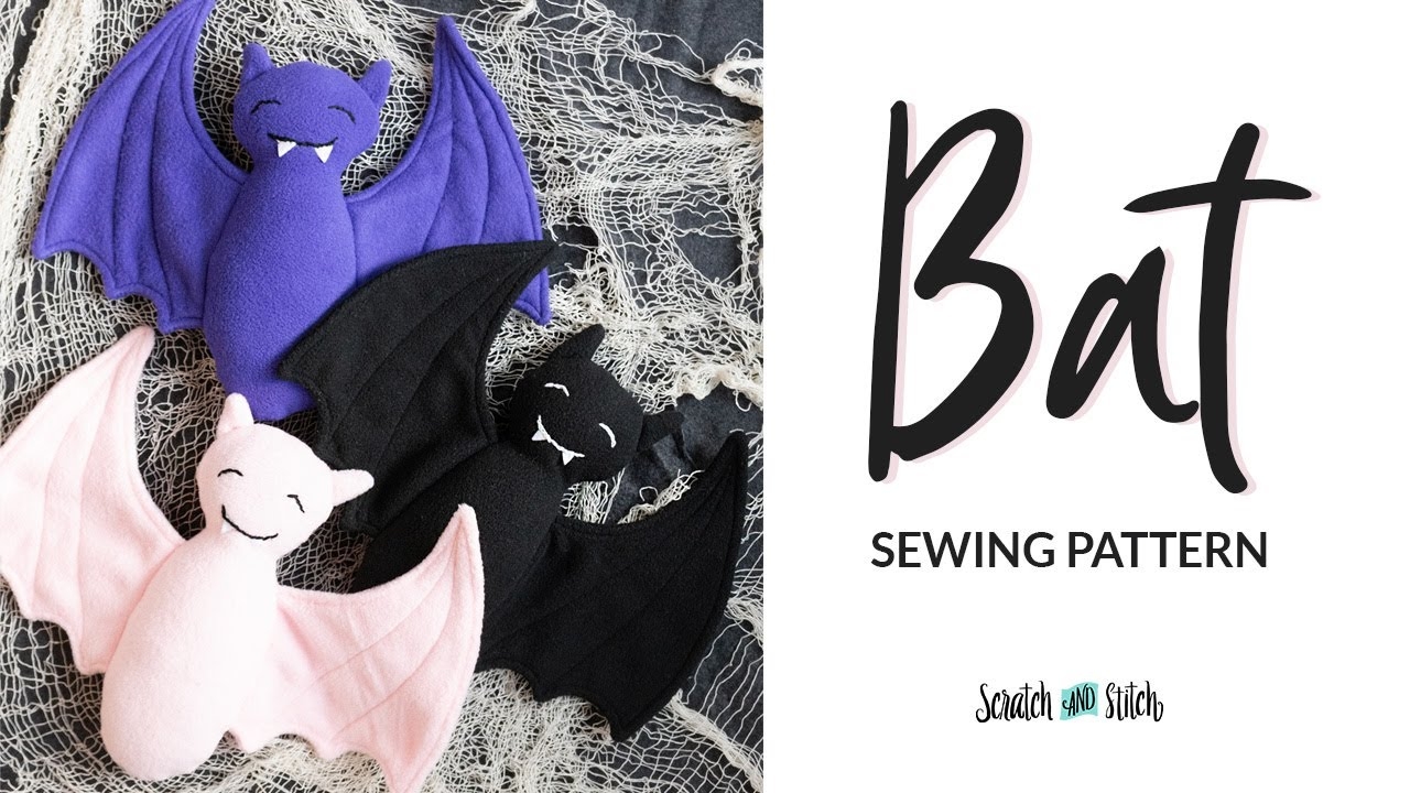 Printable Bat Plush Pattern
