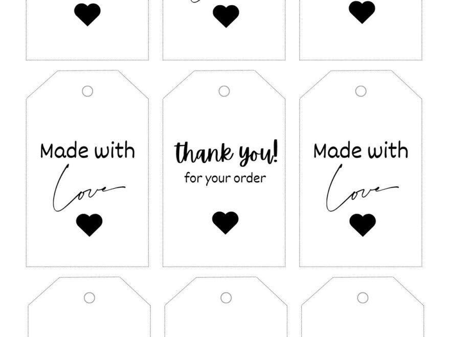 Free Printable And Customizable Gift Tag Templates Canva