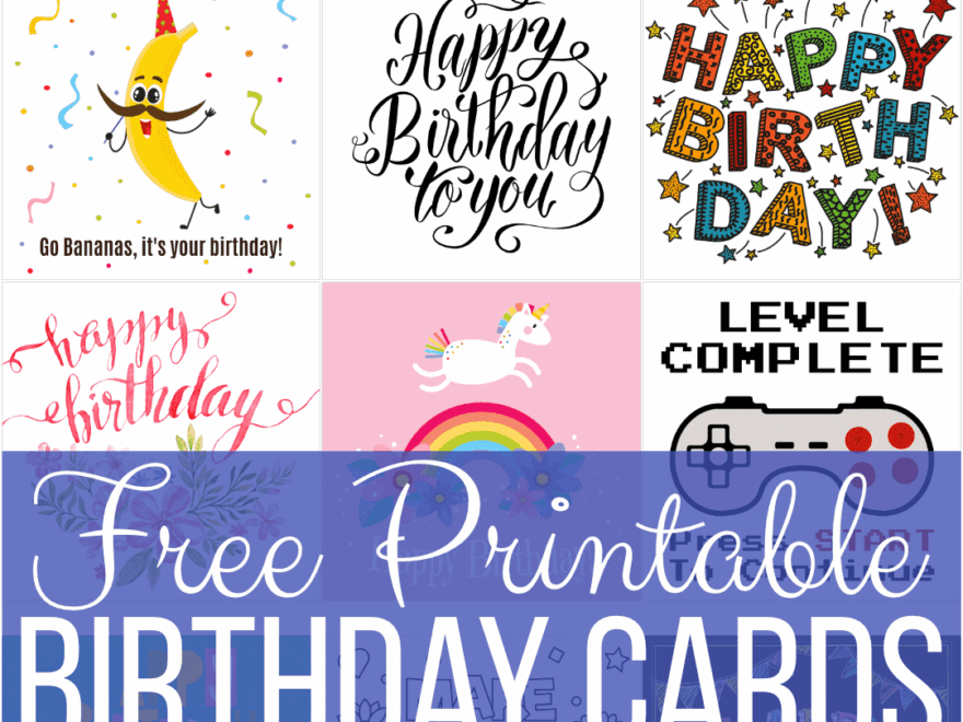 Free Printable Birthday Cards For Everyone