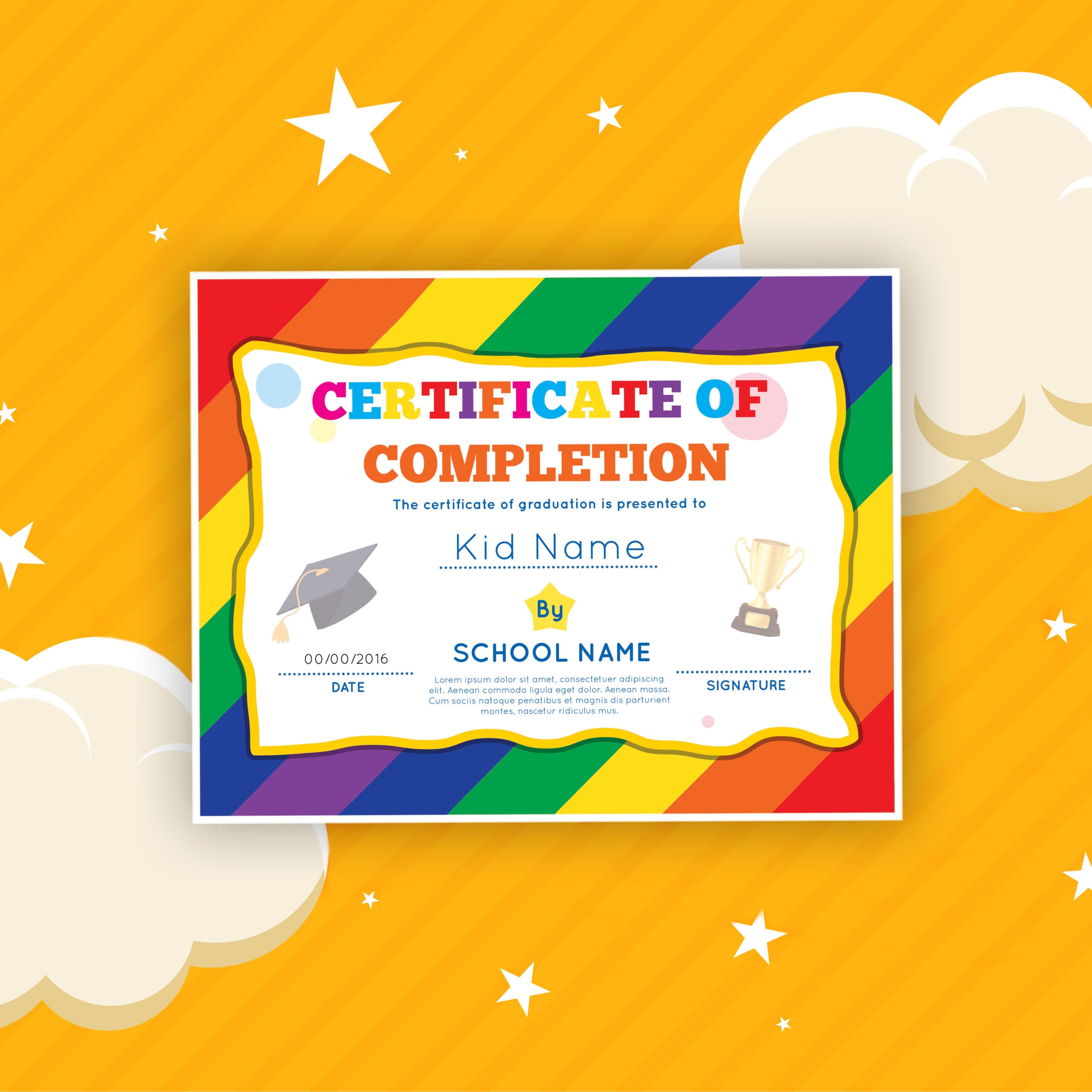 Free Printable And Editable Certificates