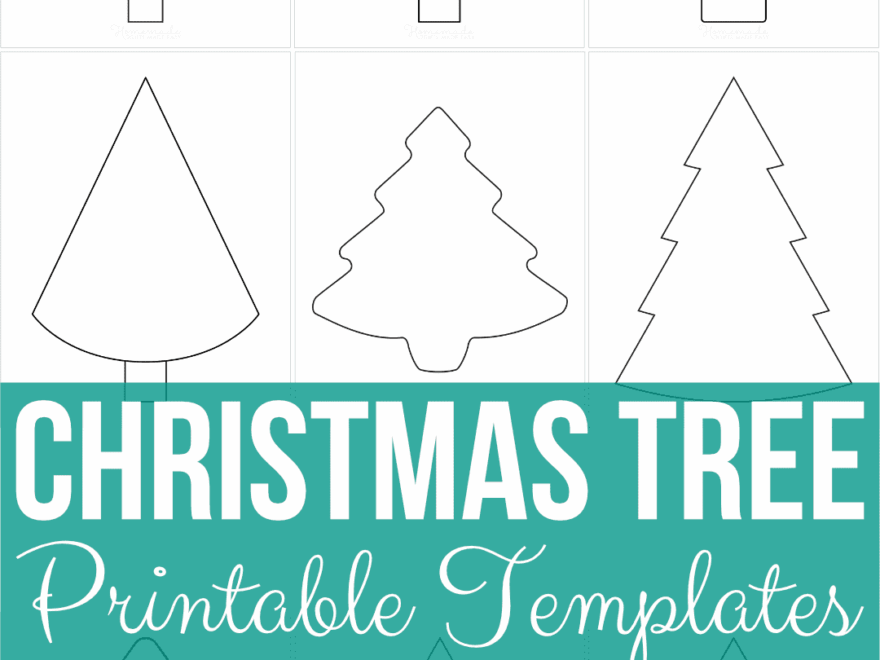 Free Printable Christmas Tree Templates And Outlines