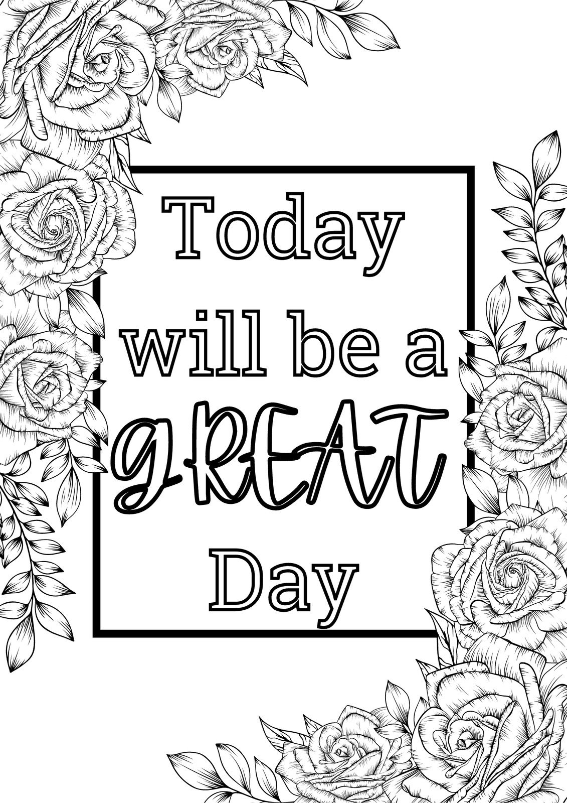 Free Printable Coloring Page Templates To Customize Canva