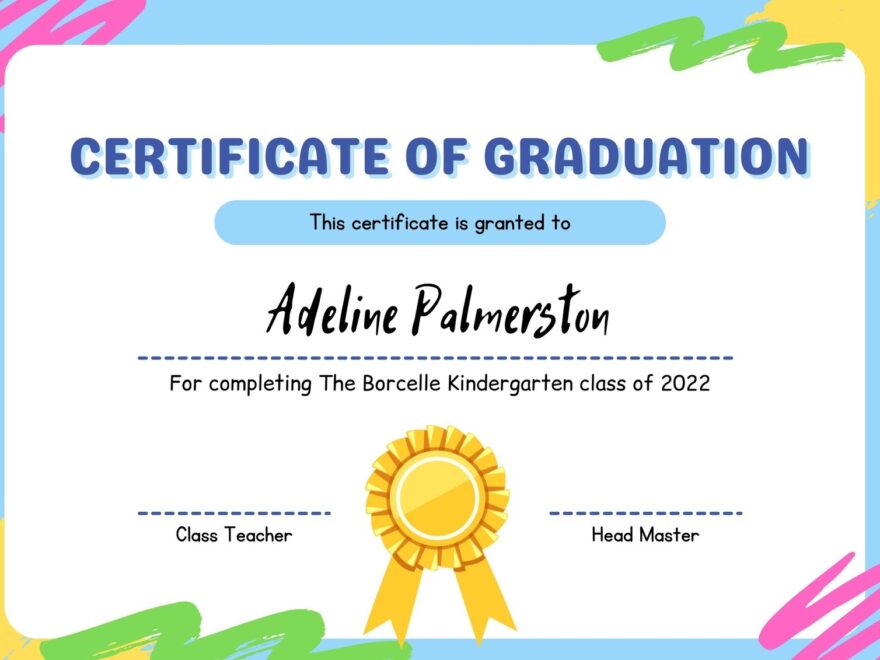 Free Printable Customizable Academic Certificate Templates Canva