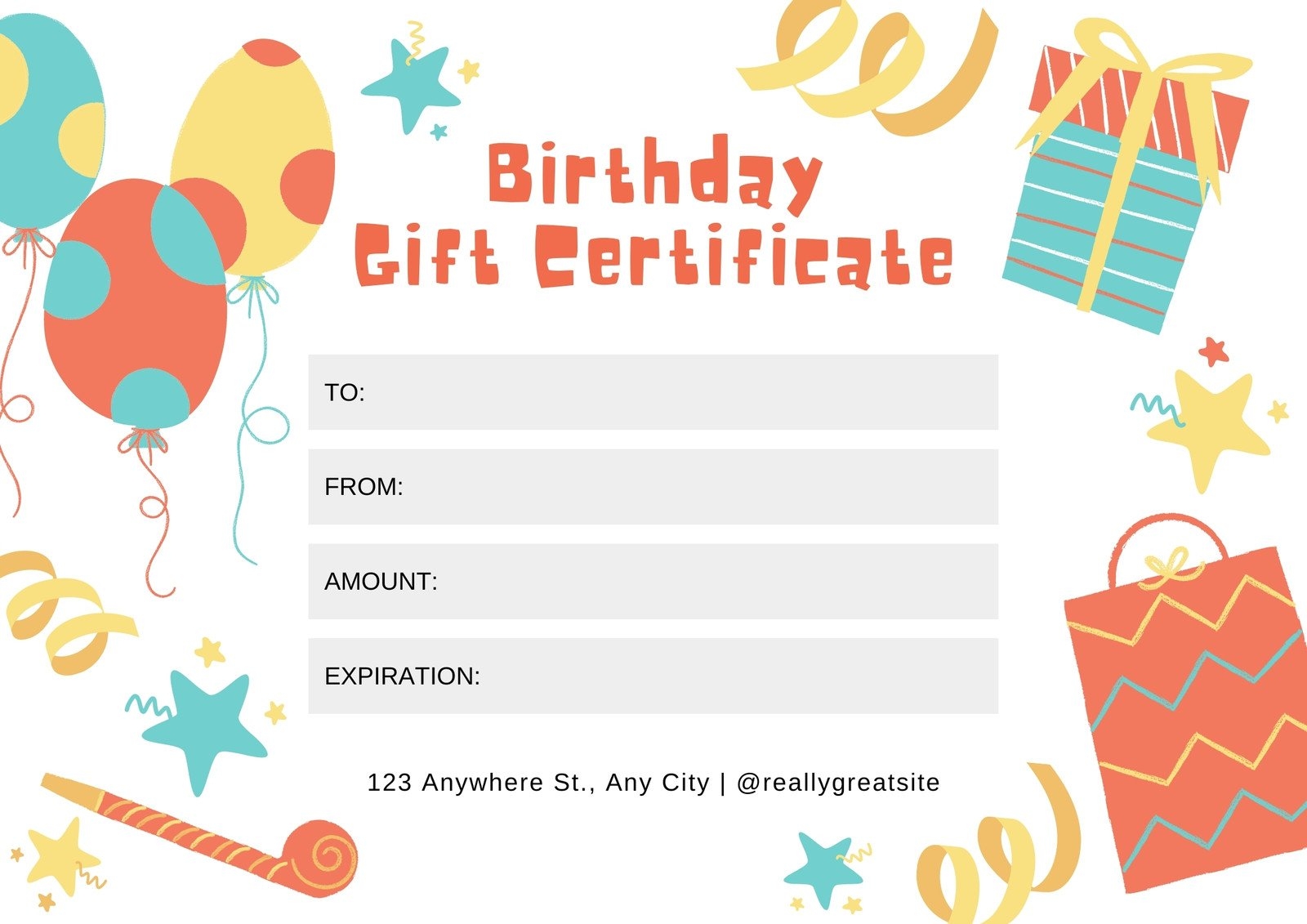 Free Printable Customizable Birthday Certificate Templates Canva Free Printable Customizable Birthday Certificate Templates Canva