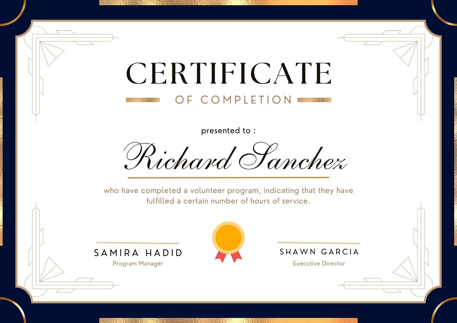 Free Printable Customizable Course Certificate Templates Canva