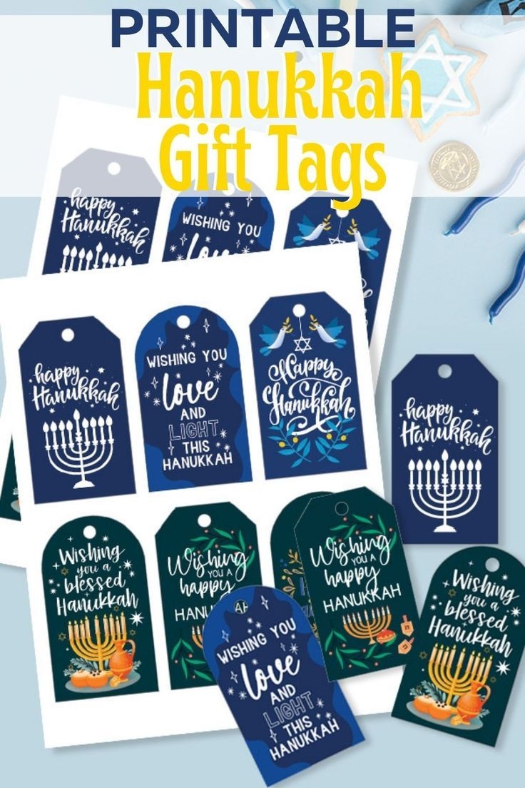 FREE Printable Hanukkah Gift Tags