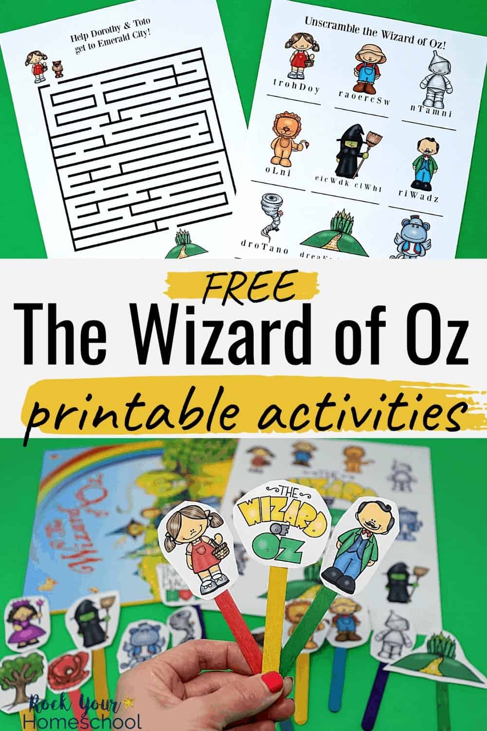 Free Printable Pack Of Wizard Of Oz Learning Fun Rock Your Homeschool Free Printable Pack Of Wizard Of Oz Learning Fun Rock Your Homeschool