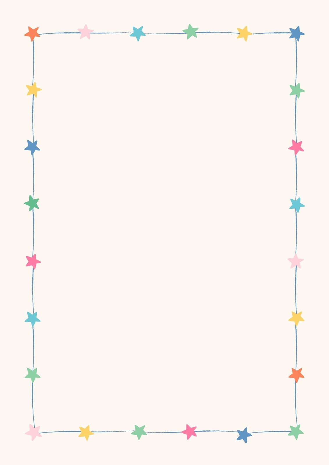 Free Printable Kid Stationery Borders